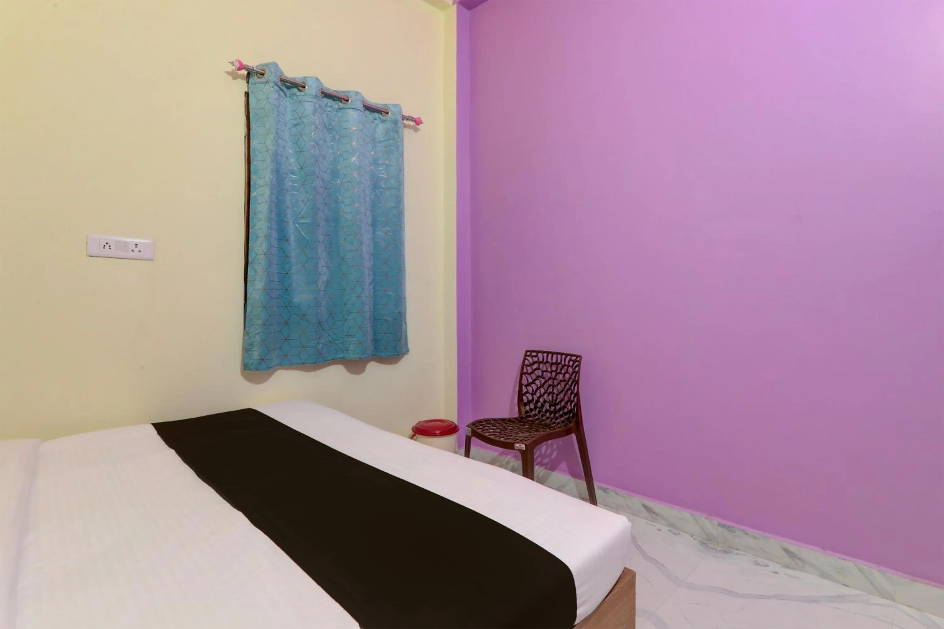 Bedroom, Bed in Hotel O Krishna guest house and restaurant