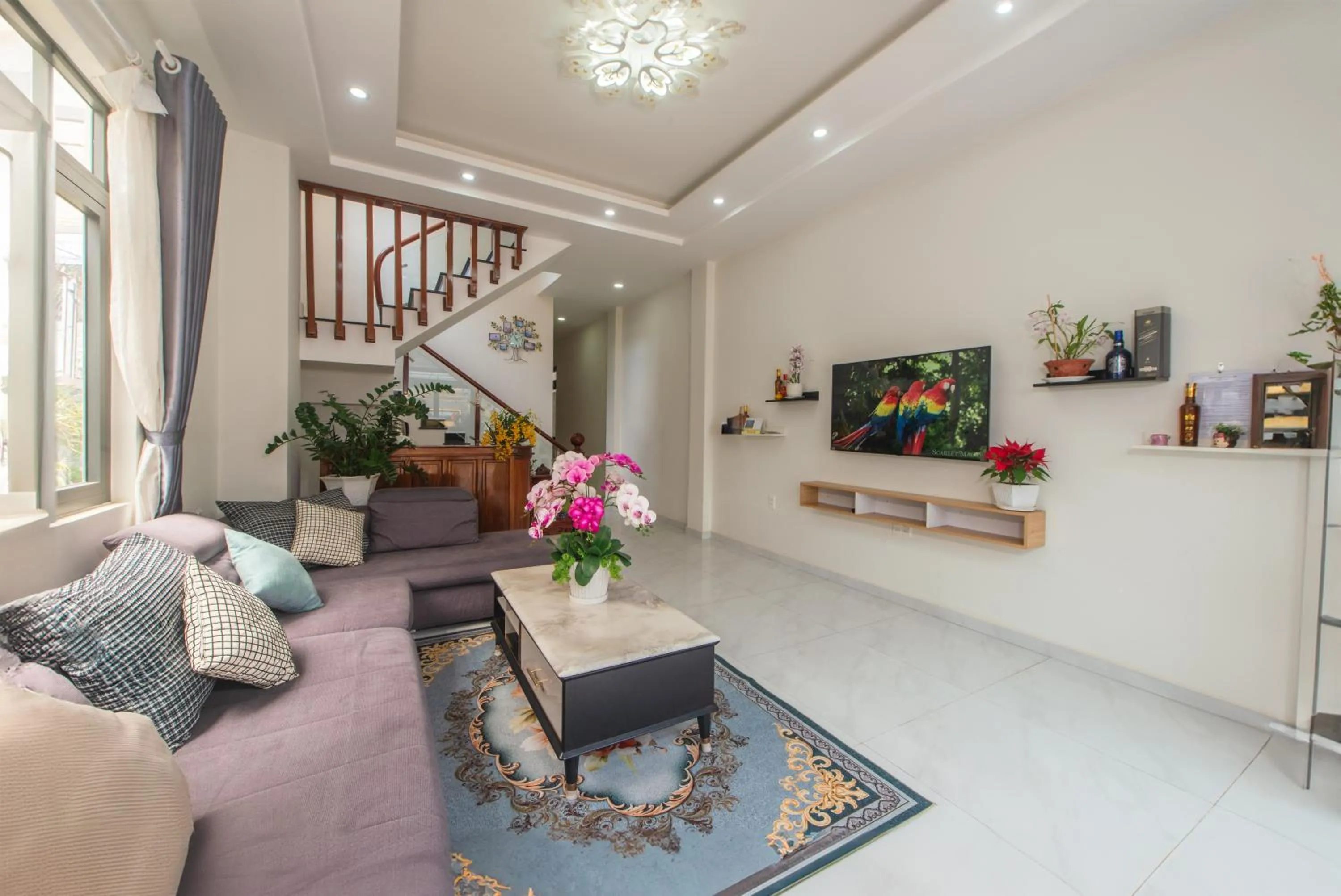 Living room in Nhý Villa Đà Lạt Review