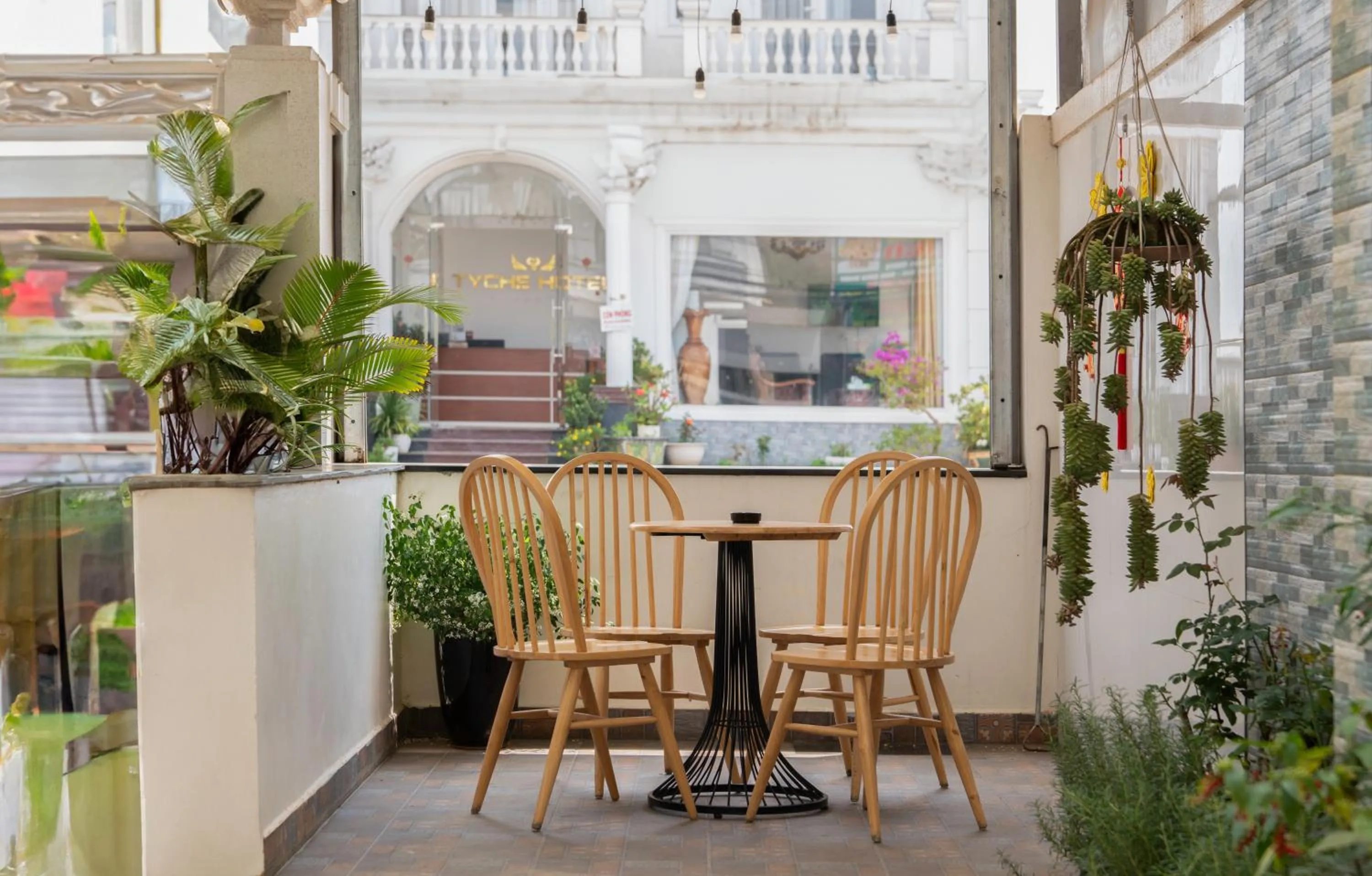 Patio in Nhý Villa Đà Lạt Review