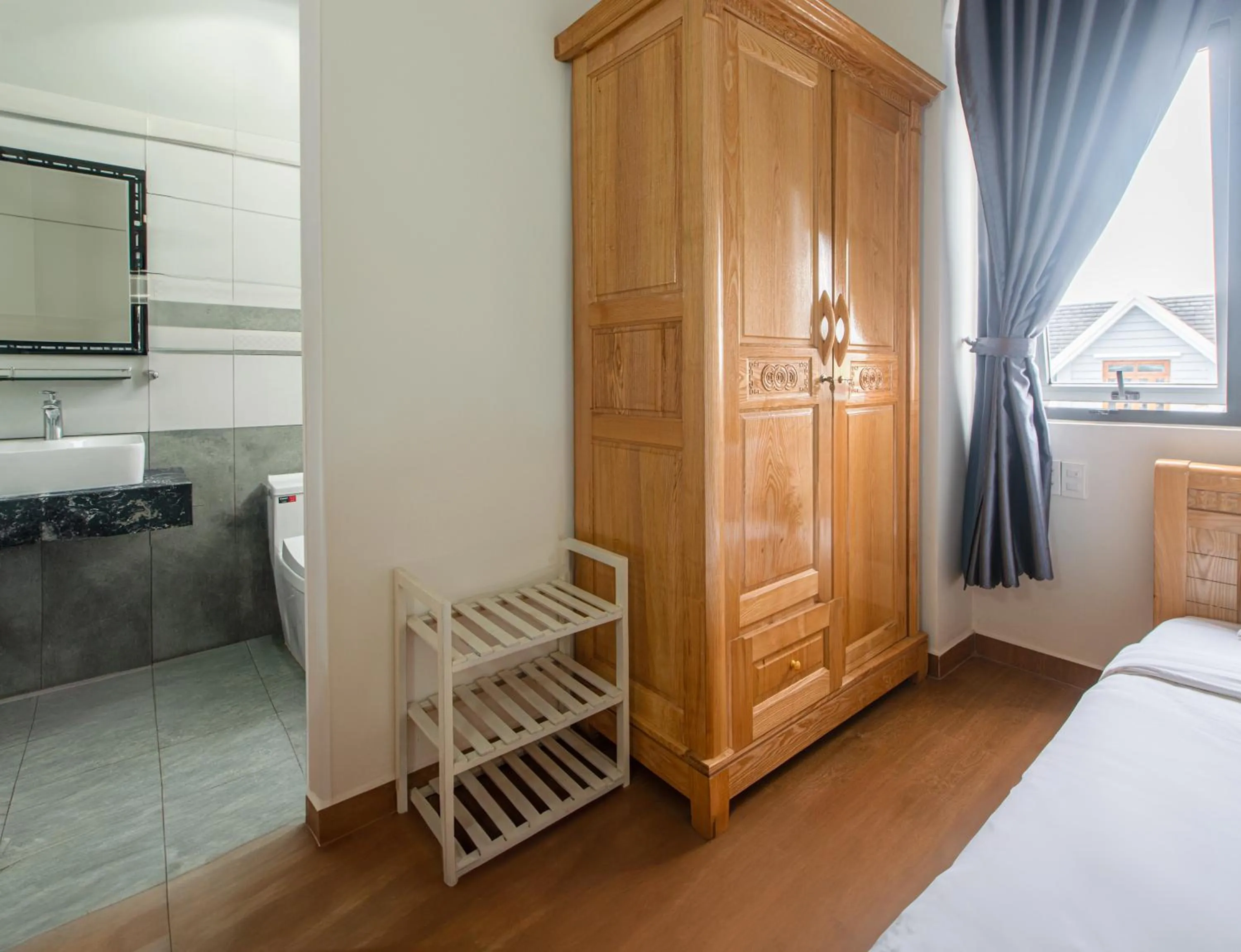 Bed in Nhý Villa Đà Lạt Review