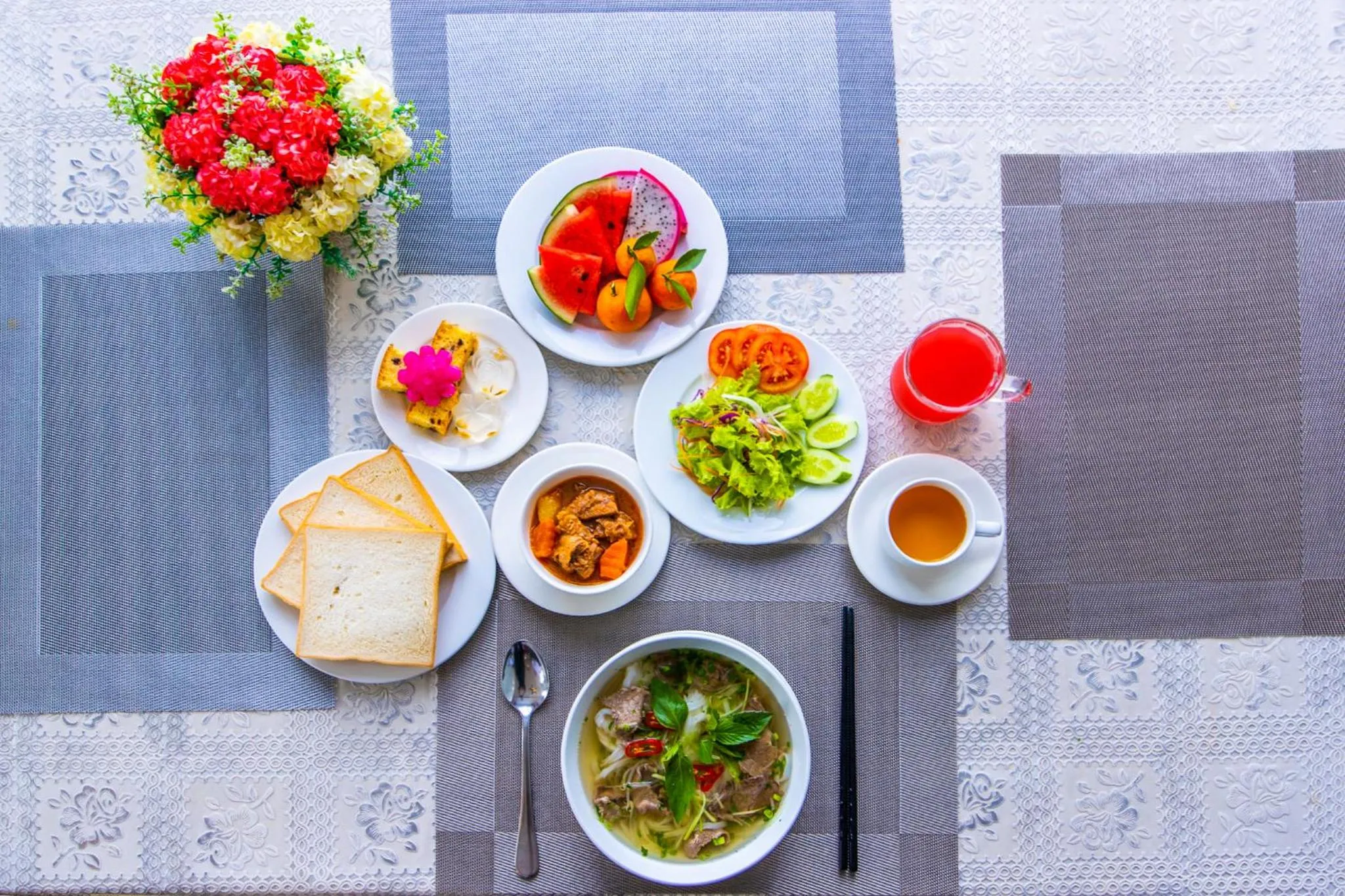 Breakfast in Sun Viet Resort Phu Quoc