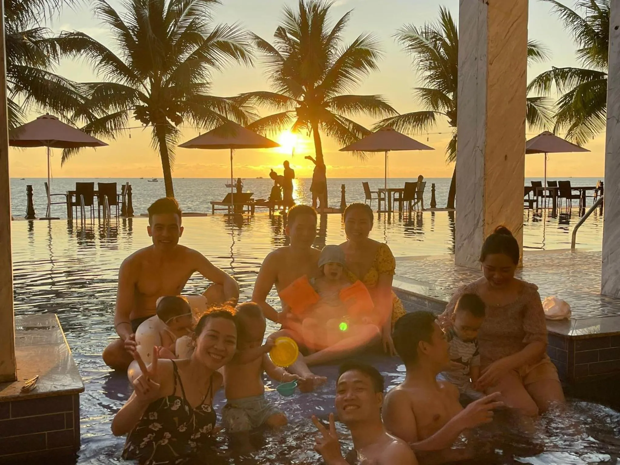 Swimming pool in Sun Viet Resort Phu Quoc