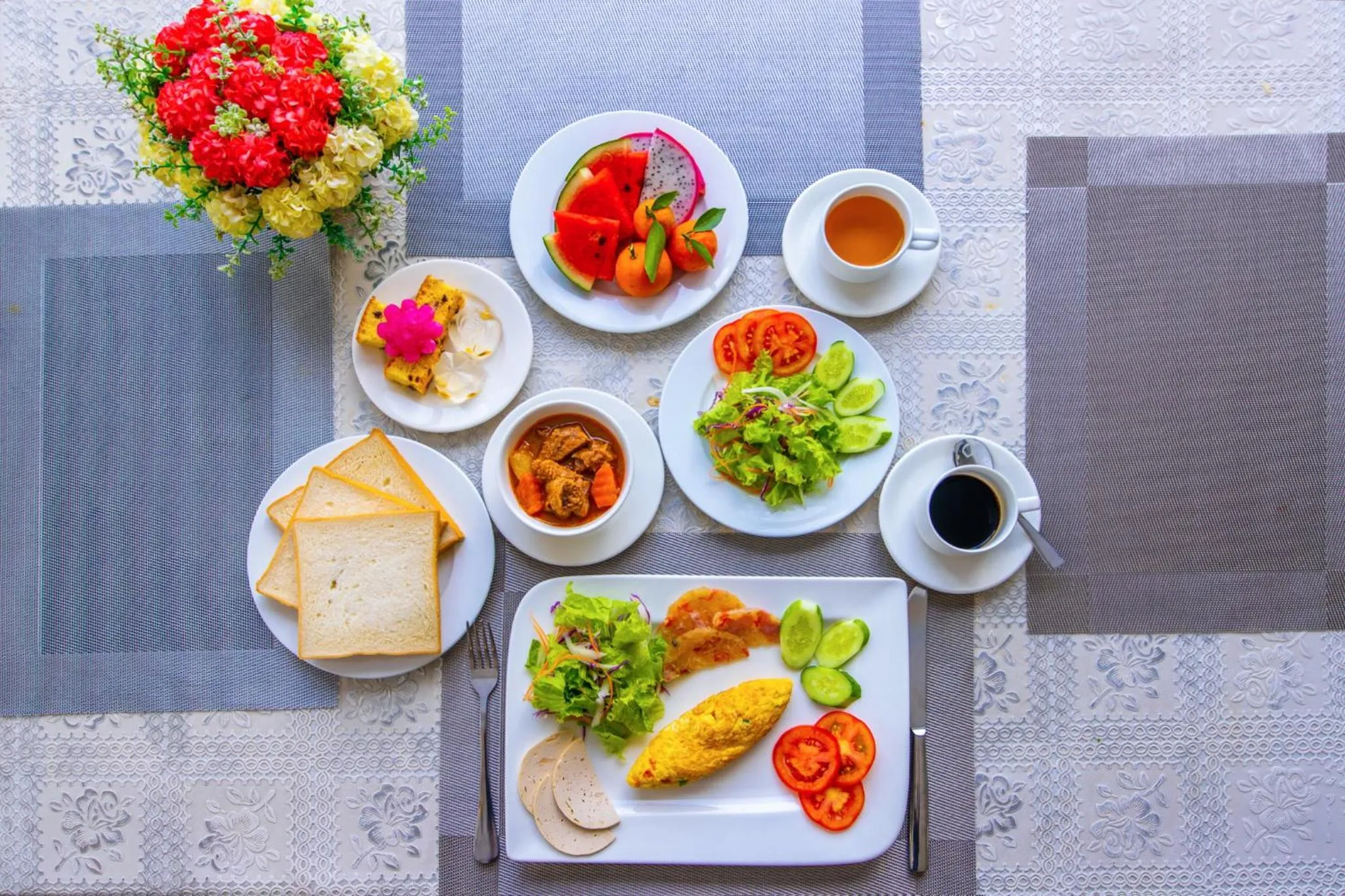 Breakfast in Sun Viet Resort Phu Quoc