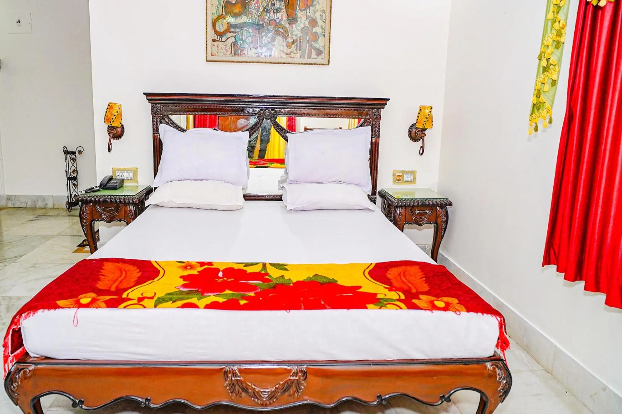 Bed in FabHotel Prime Indeedcare Resort - 500m from Bakkhali Sea Beach