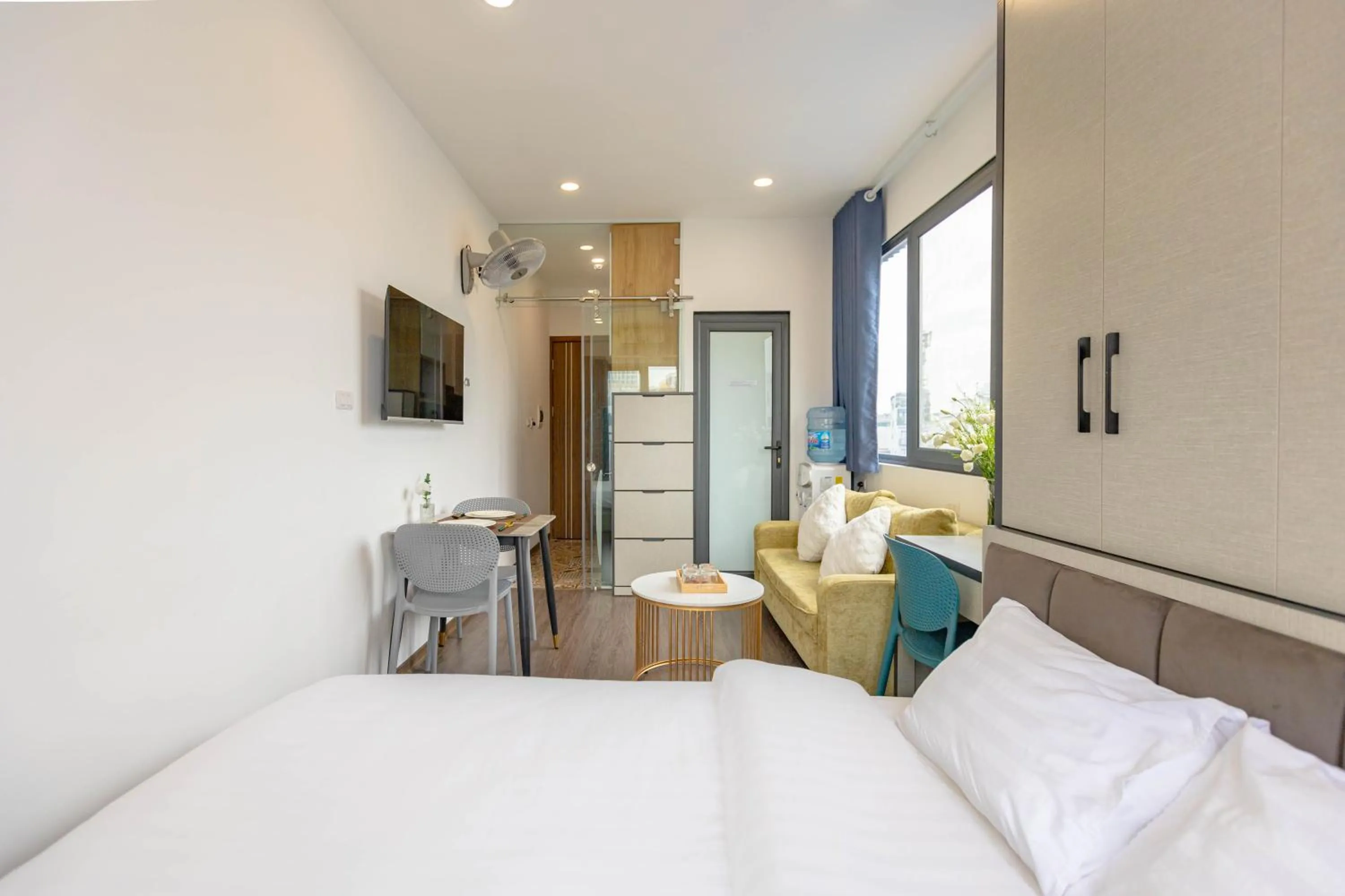 Photo of the whole room, Bed in LUMI Hotel & Apartment