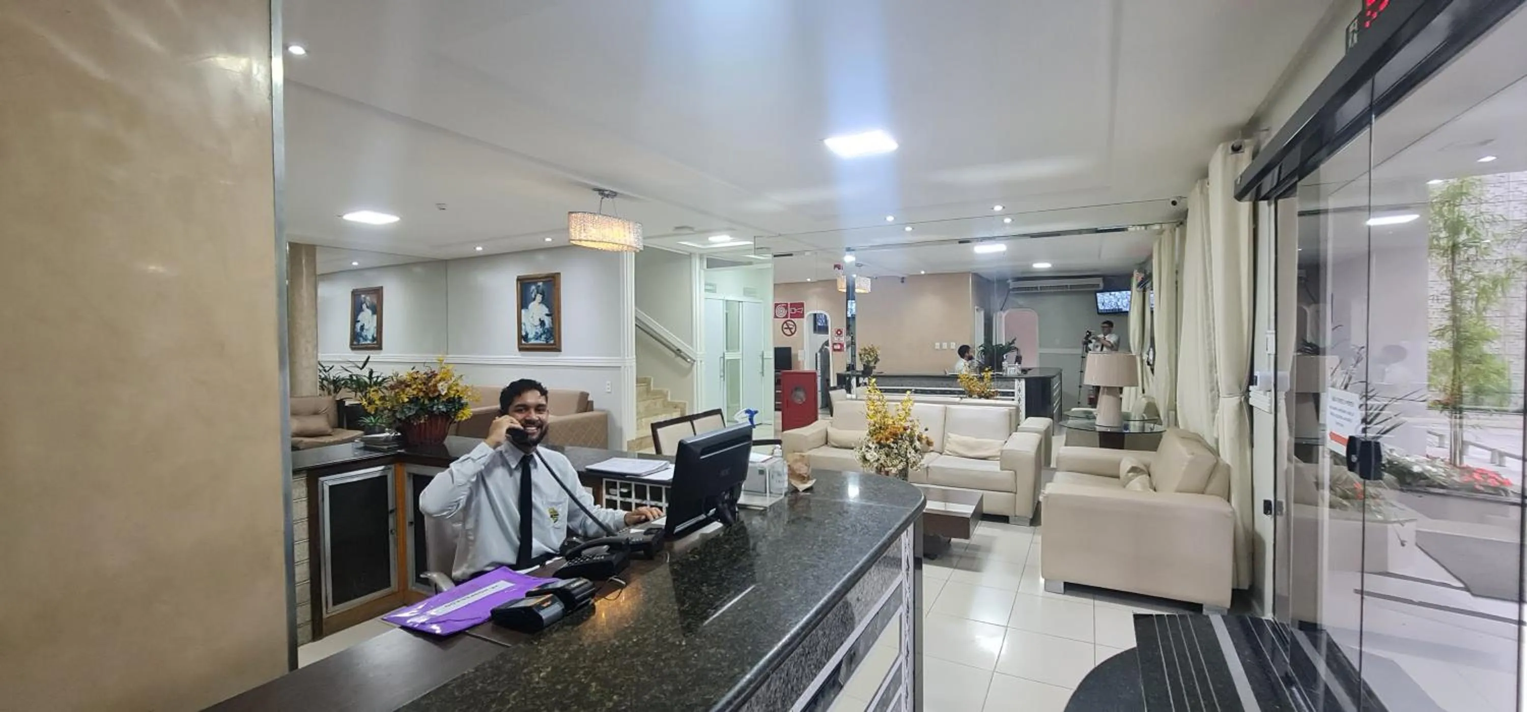 Lobby or reception in Faixa Hotel