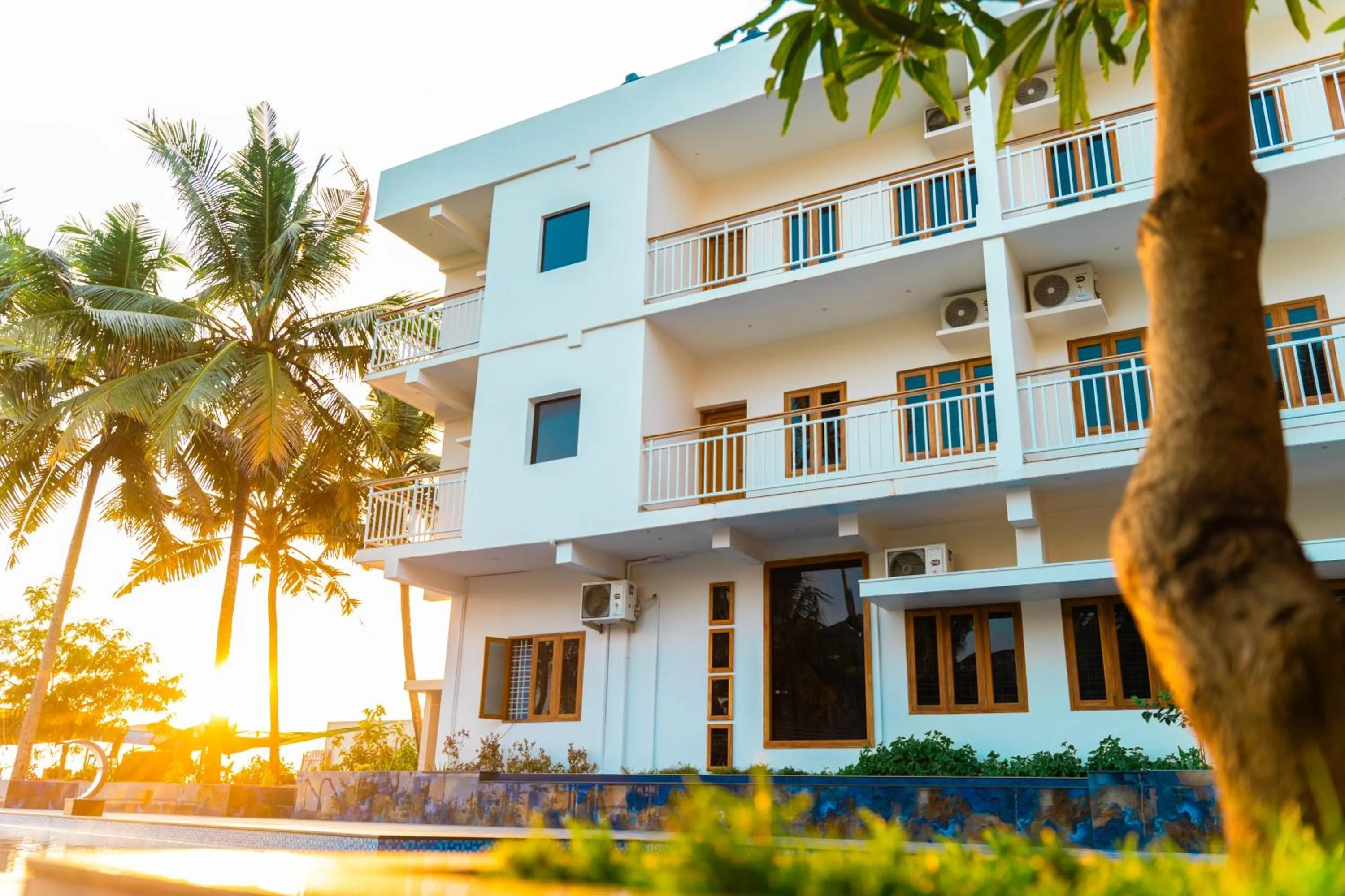 Property building in Skylar Seaview Beach Resort & Ayurveda Varkala