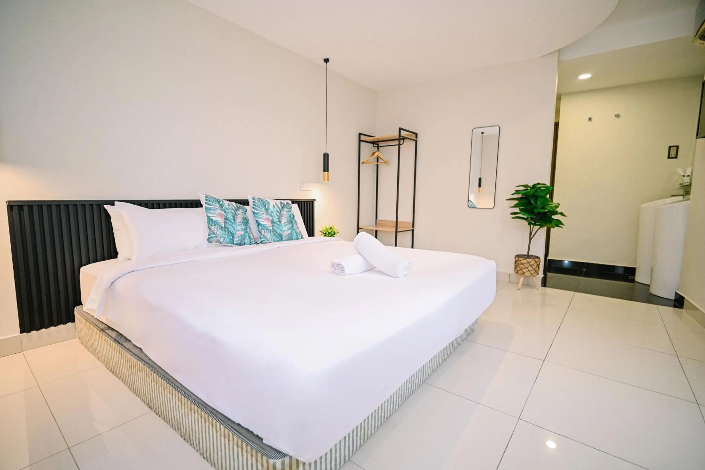 Bed in Swing & Pillows - Masjid Jamek Kuala Lumpur