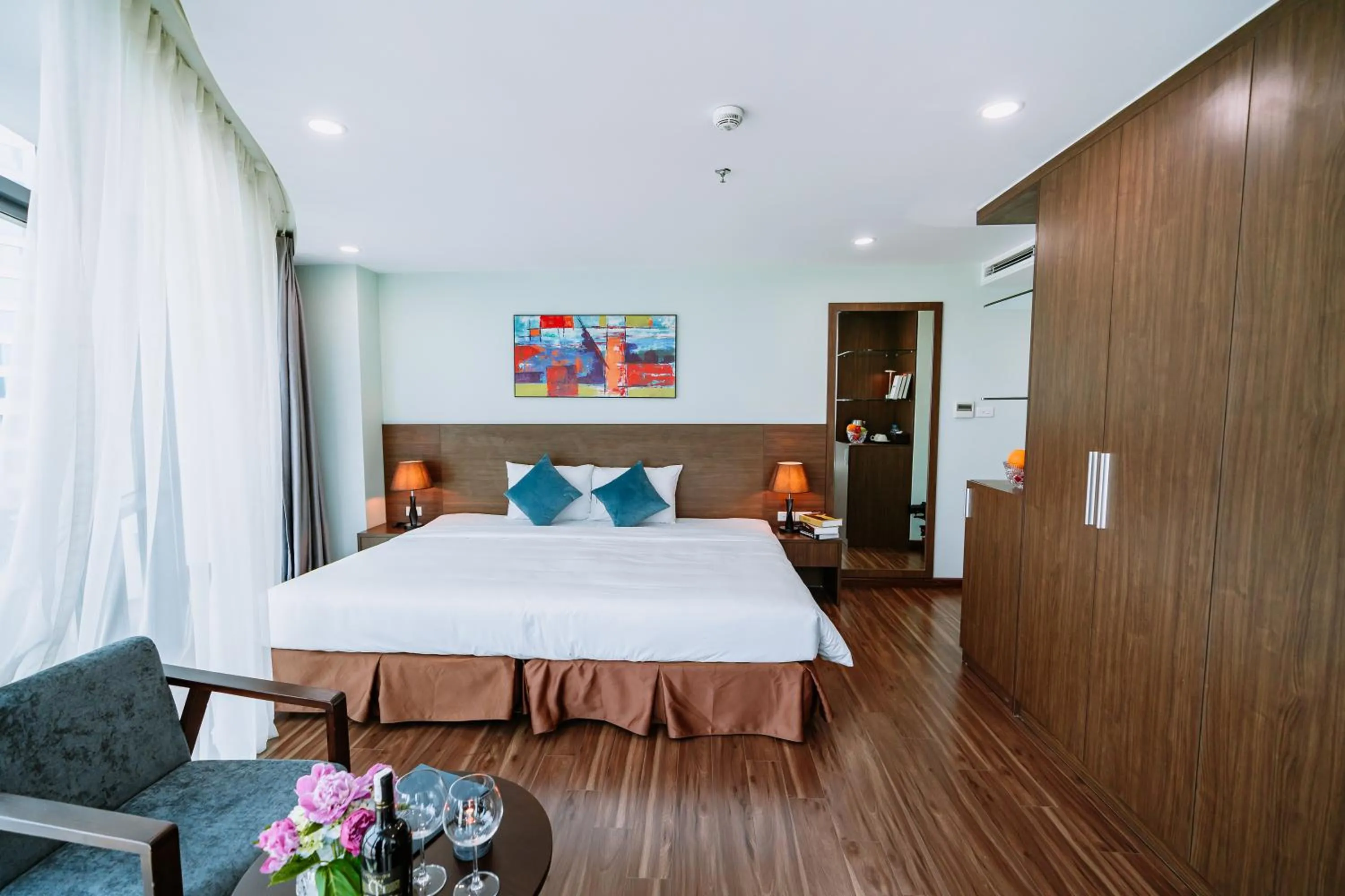 Bed in Legend Westlake Hotel