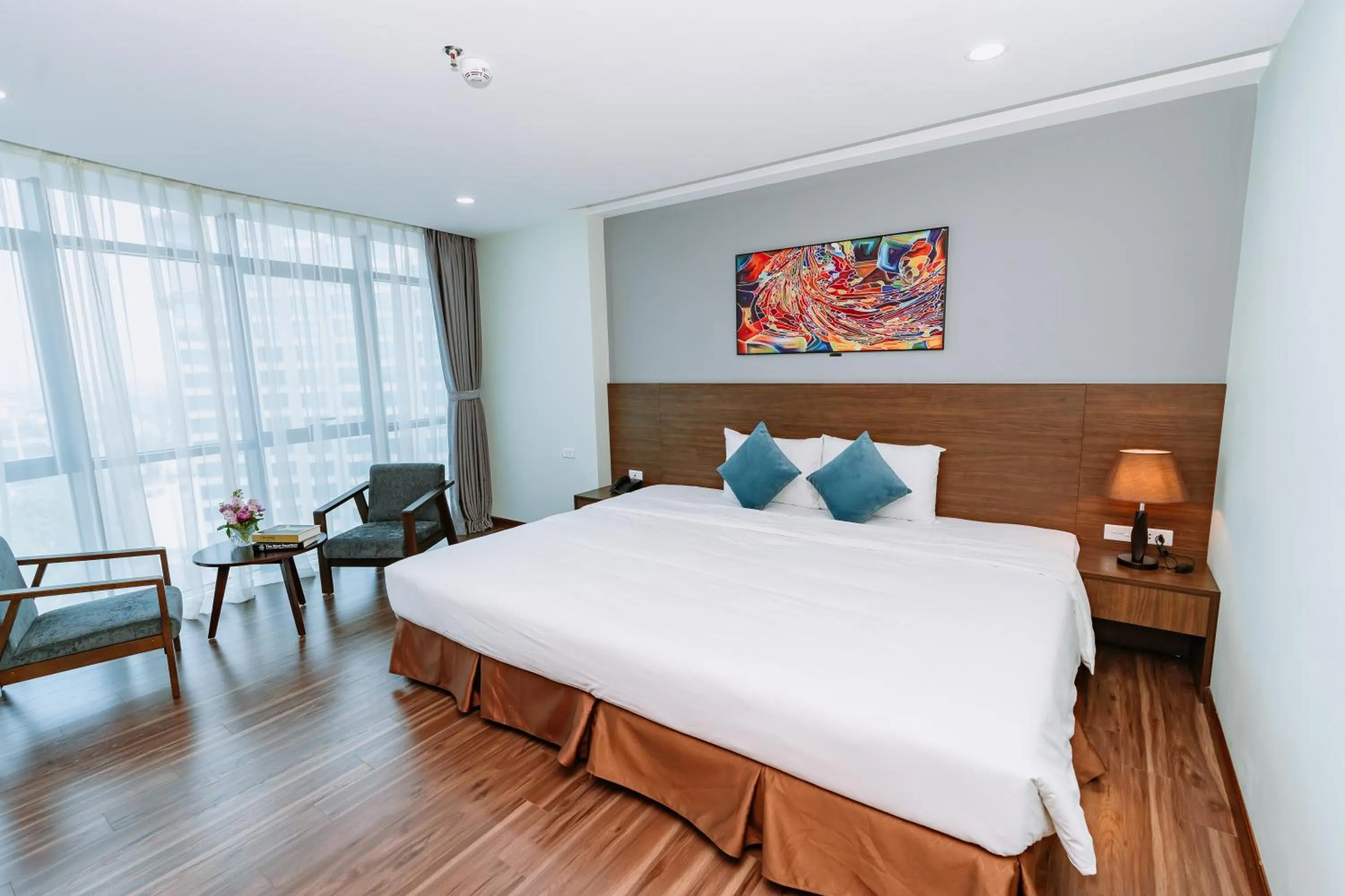 Bed in Legend Westlake Hotel