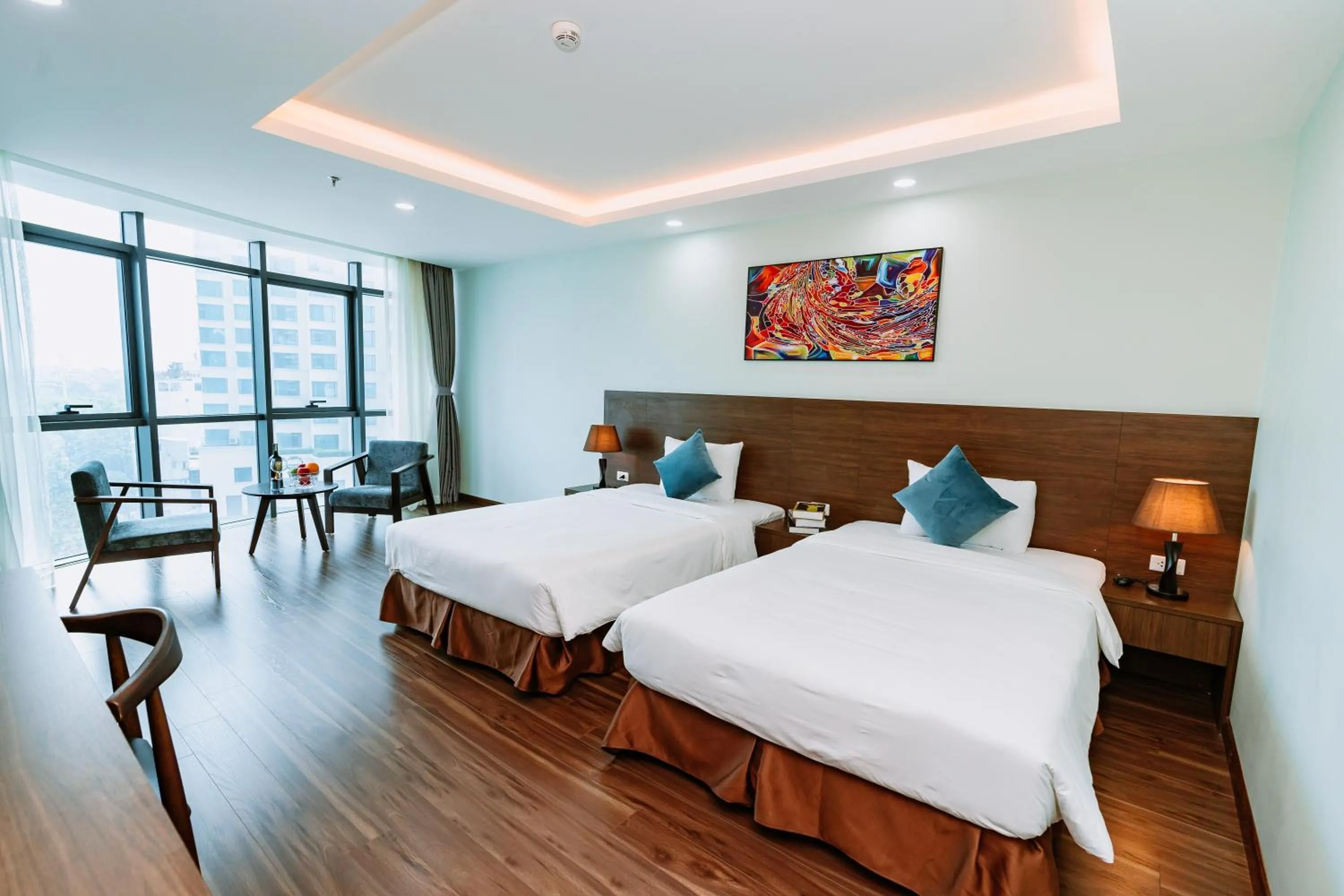 Bed in Legend Westlake Hotel