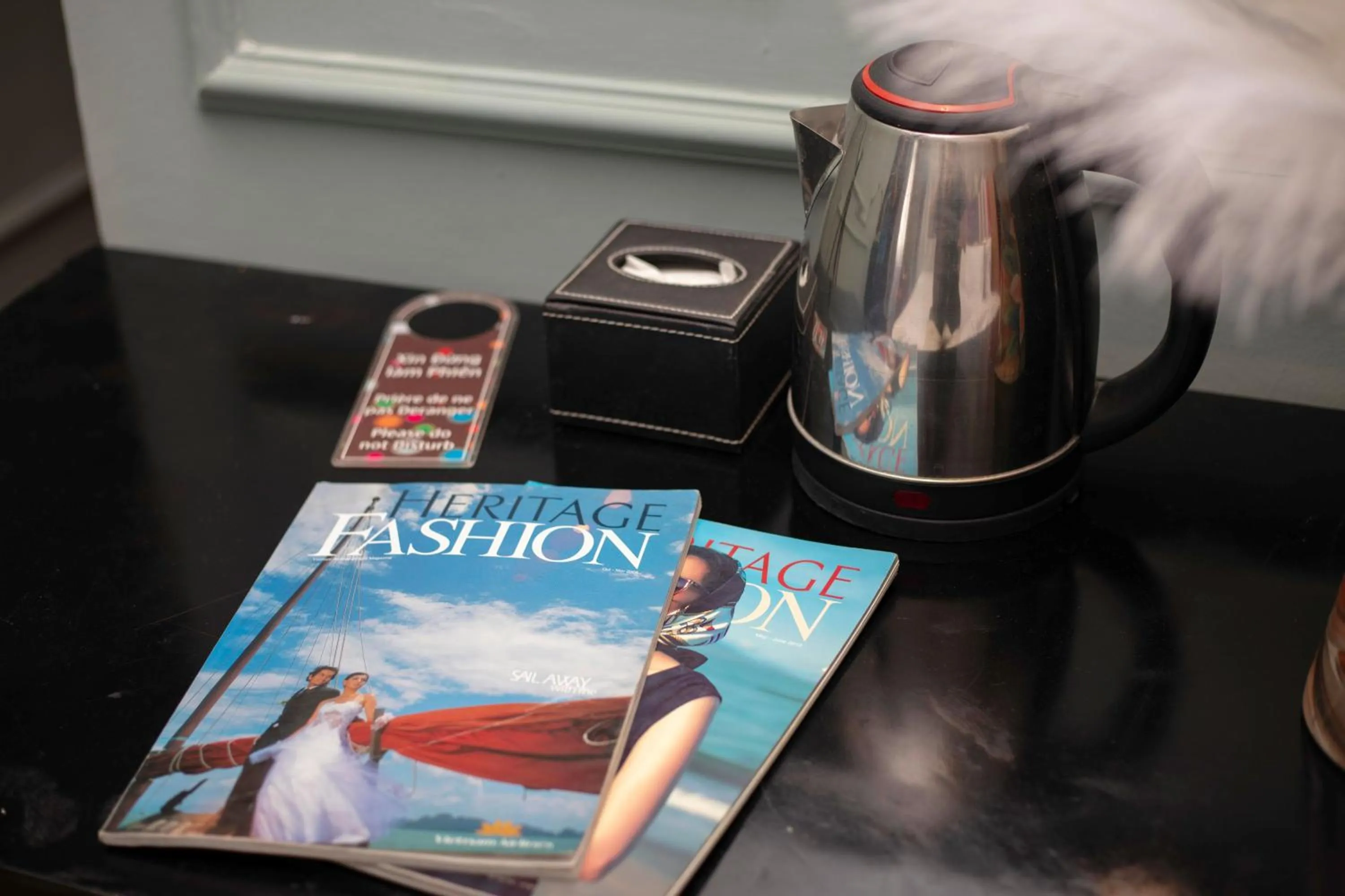 Coffee/tea facilities in Madelise Amica Hotel and Travel