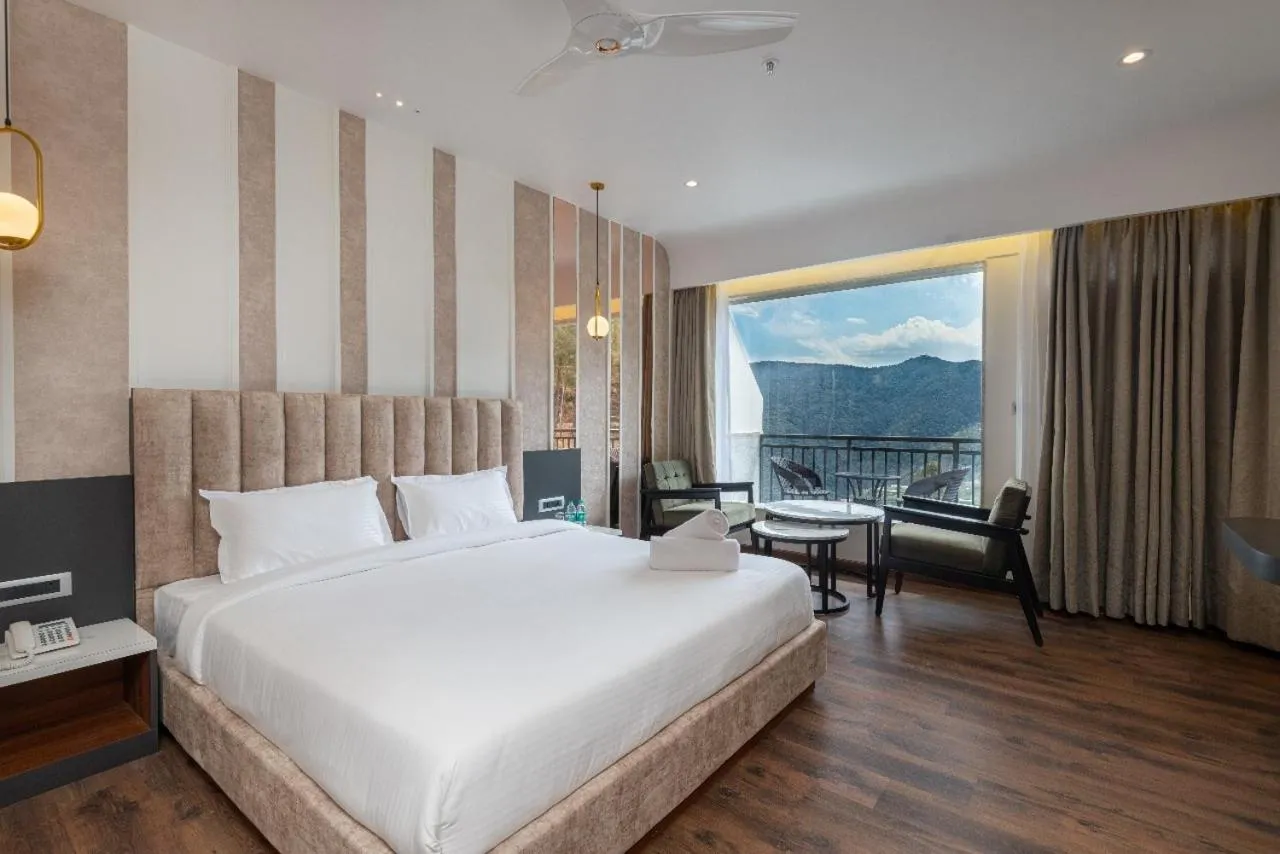 Bedroom, Bed in The Chail Resort, Chail