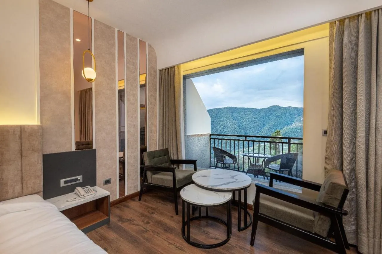 Natural landscape, Bed in The Chail Resort, Chail