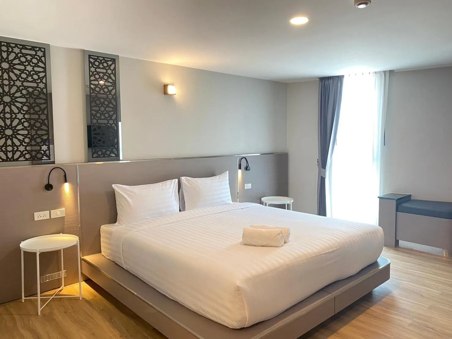 Bed in วัน บัดเจท ตาก แม่สอด One Budget Hotel Tak Maesot