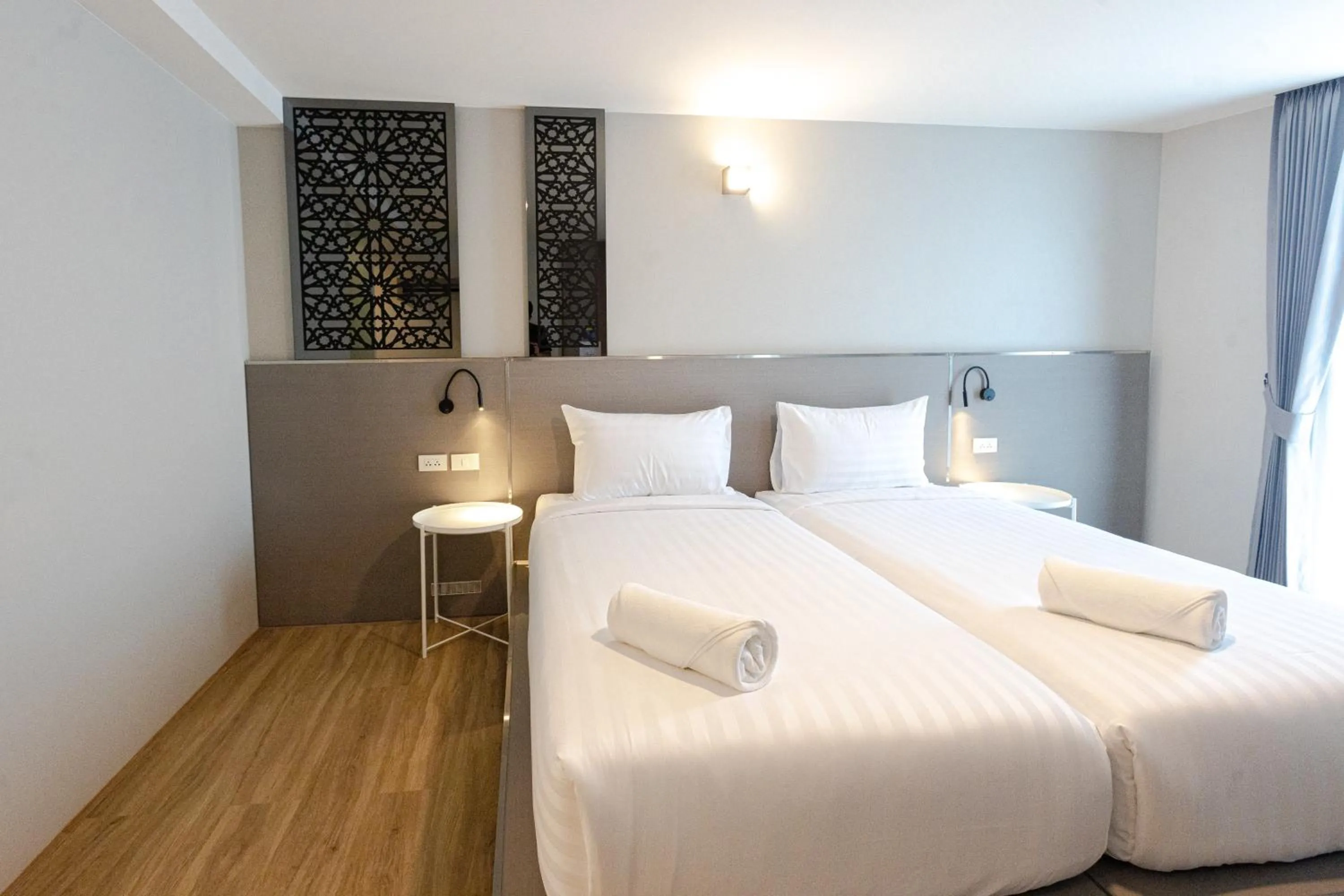 Bed in วัน บัดเจท ตาก แม่สอด One Budget Hotel Tak Maesot