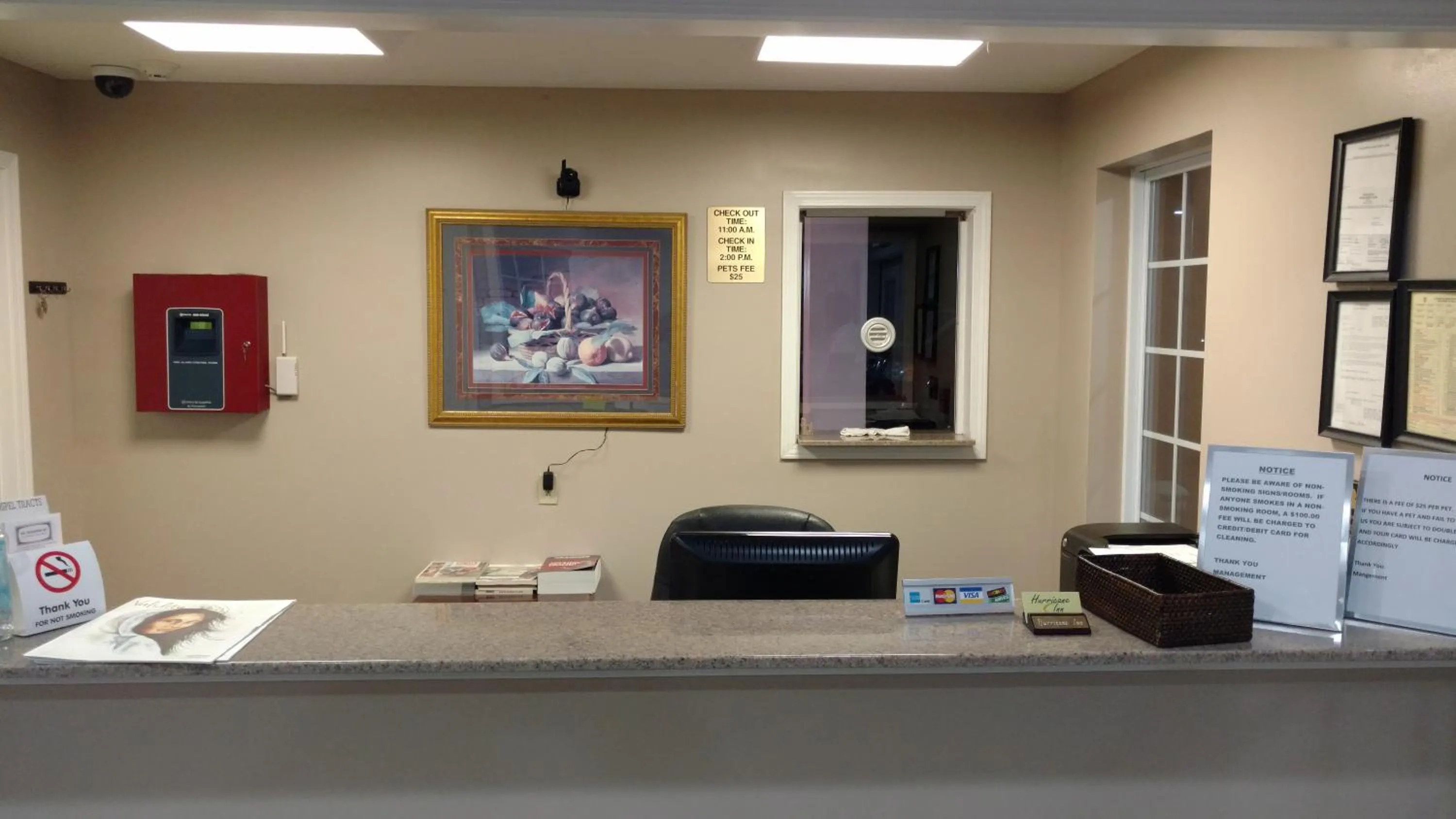 Lobby or reception in Hurricane Inn