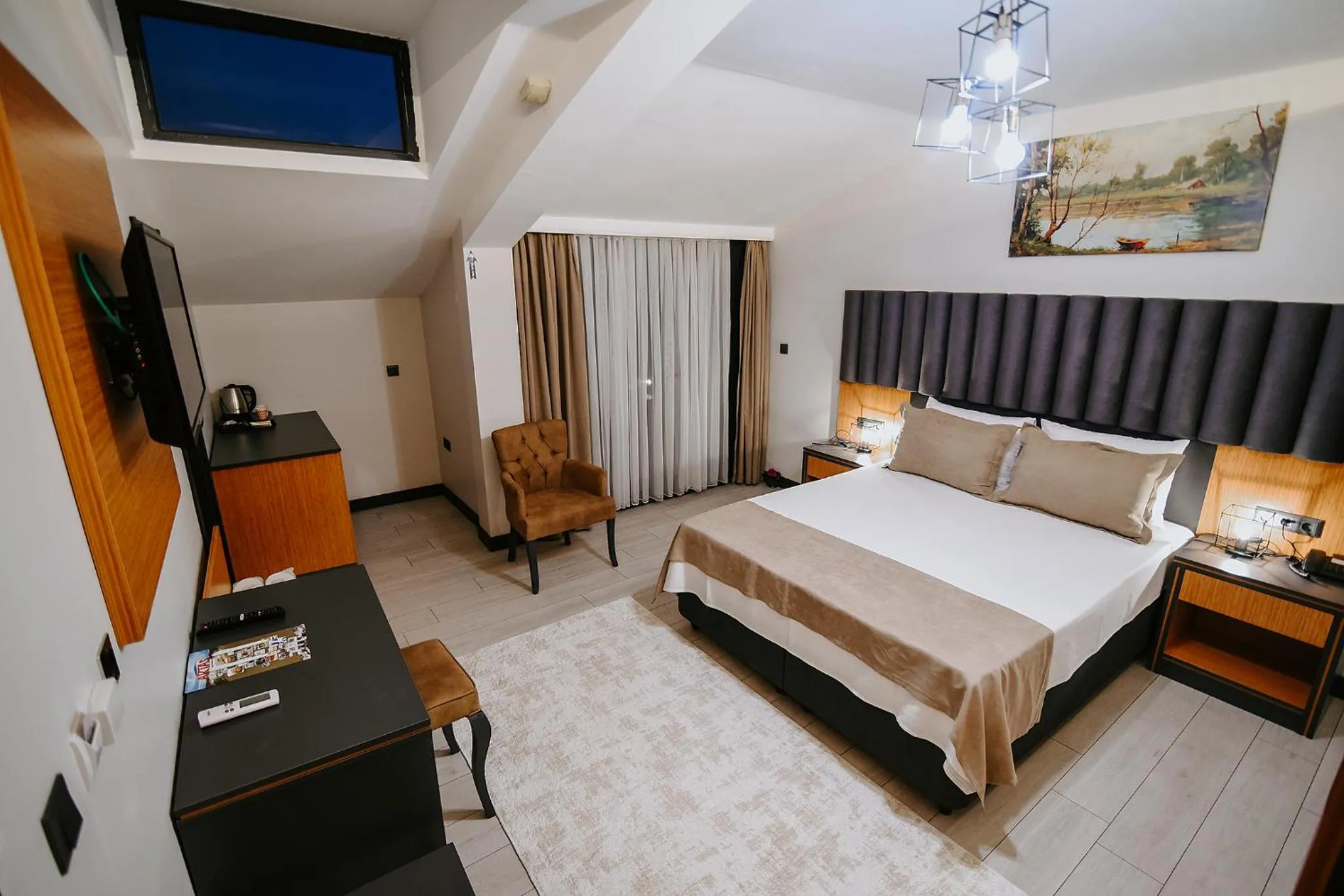 Bedroom, Bed in Aktaş Lights Hotel