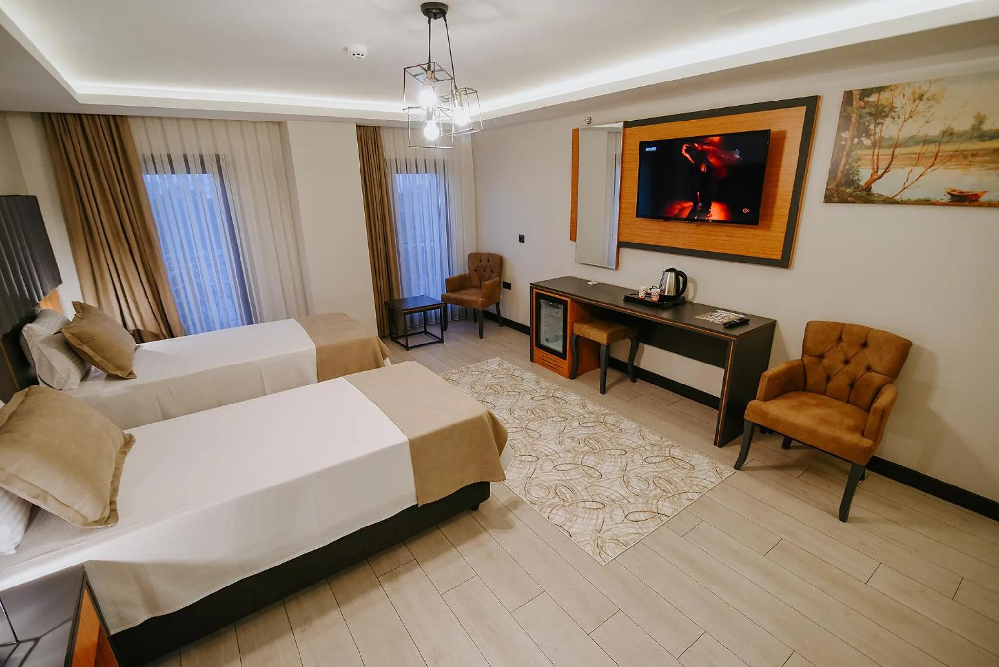 Bedroom, Bed in Aktaş Lights Hotel