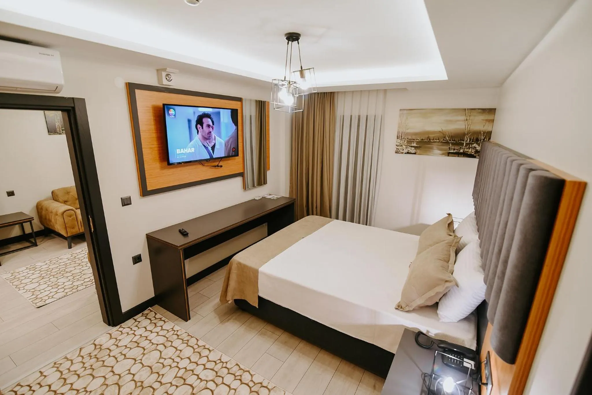 Bedroom, Bed in Aktaş Lights Hotel