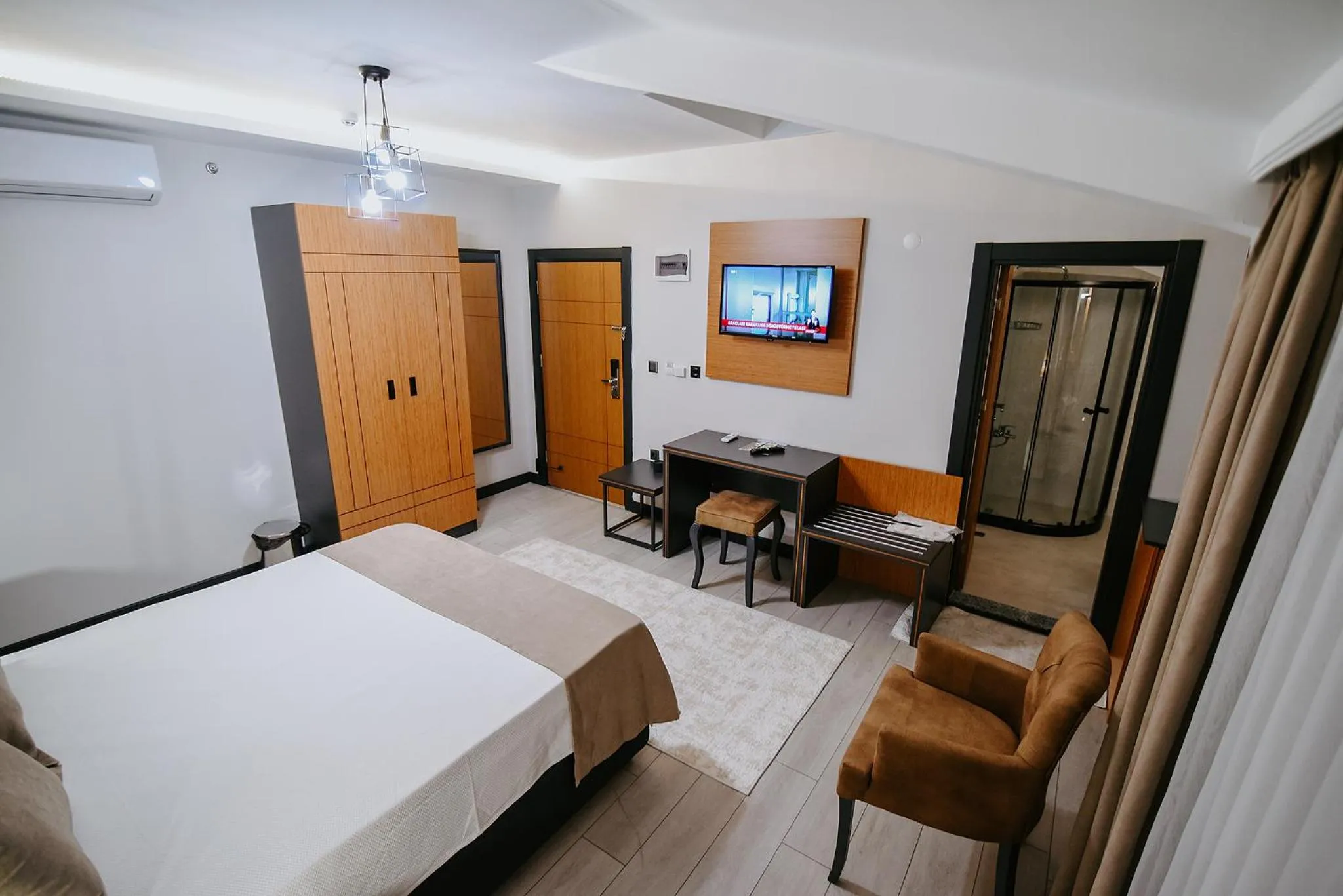 Bedroom, Bed in Aktaş Lights Hotel