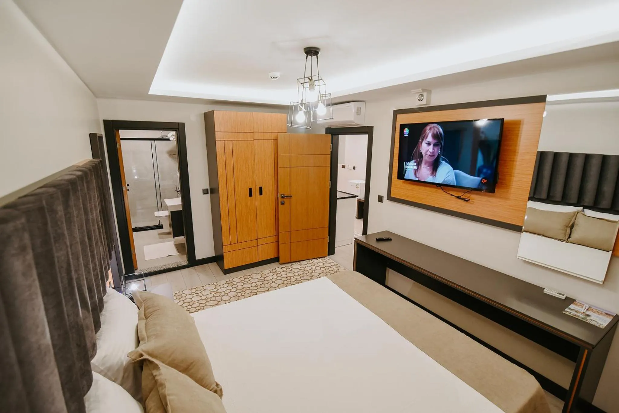 Bedroom, Bed in Aktaş Lights Hotel