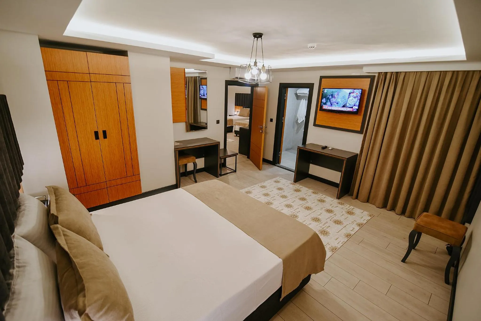 Bedroom, Bed in Aktaş Lights Hotel