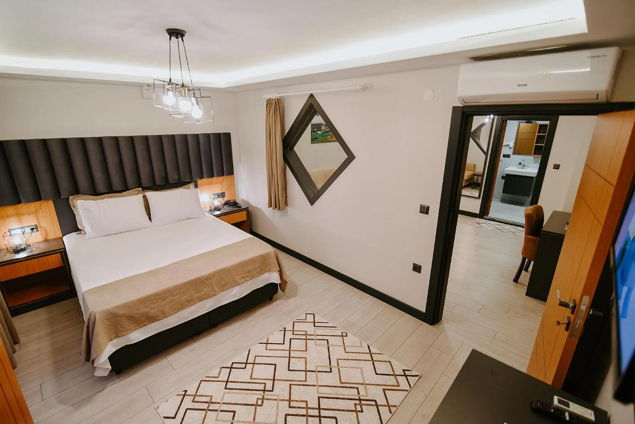 Bedroom, Bed in Aktaş Lights Hotel