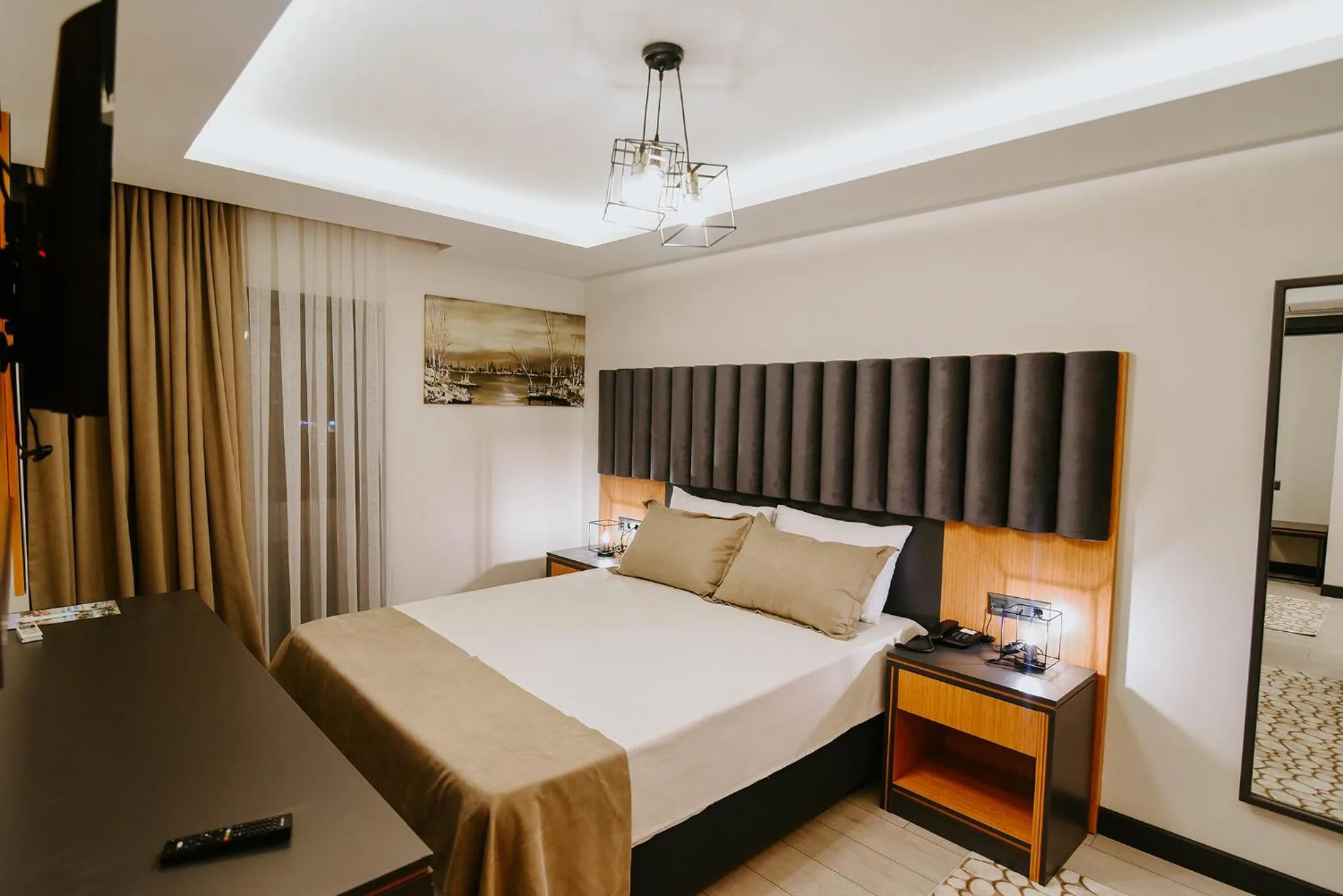 Bedroom, Bed in Aktaş Lights Hotel