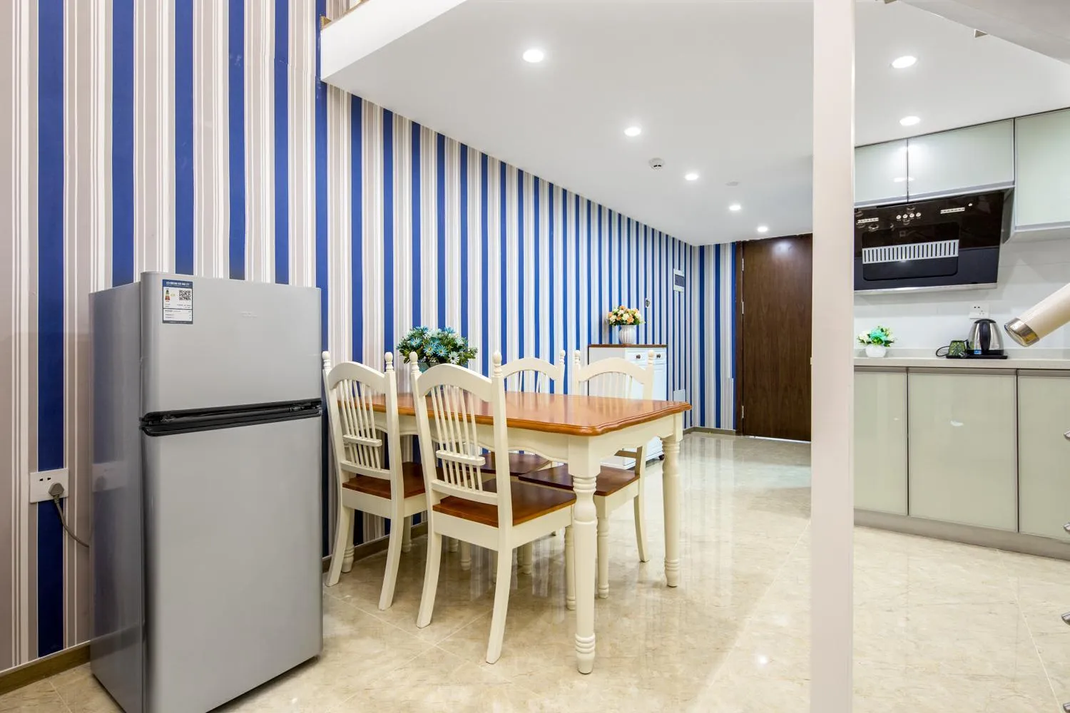 kitchen in Serveyou International Apartment - Free Airport Pickup & Free Canton Fair Shuttle Bus