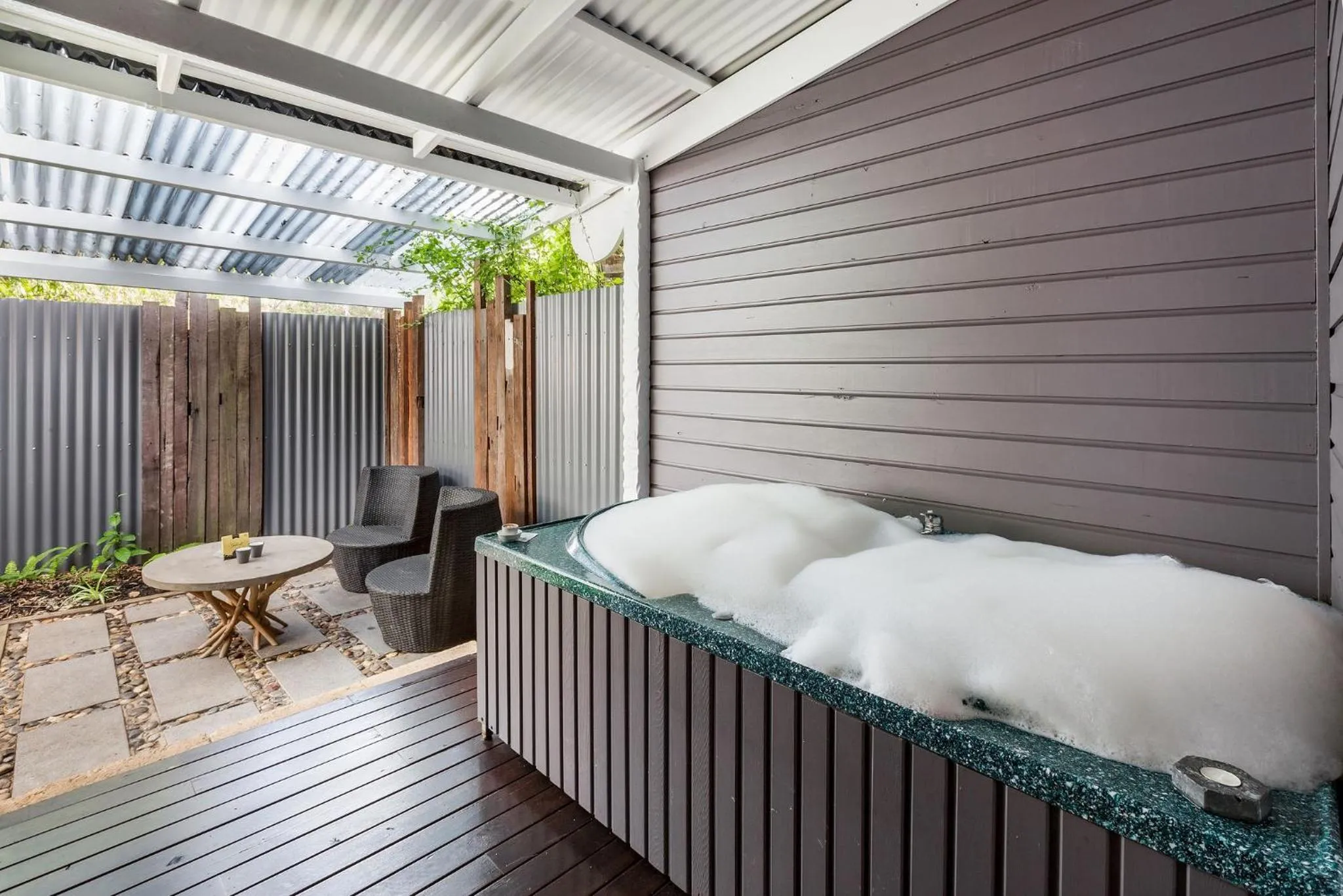 Hot Tub in Yallingup Lodge Spa Retreat
