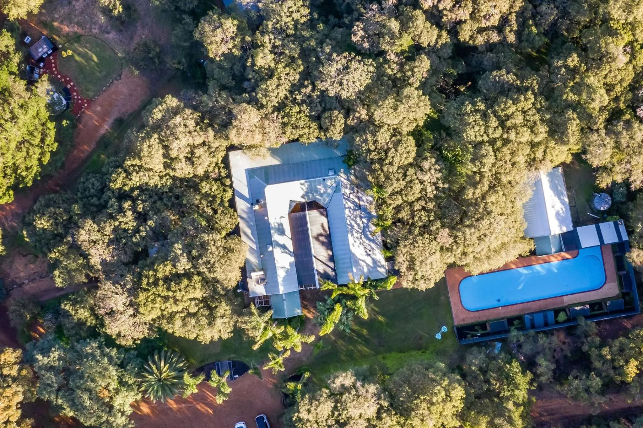 Bird's eye view in Yallingup Lodge Spa Retreat