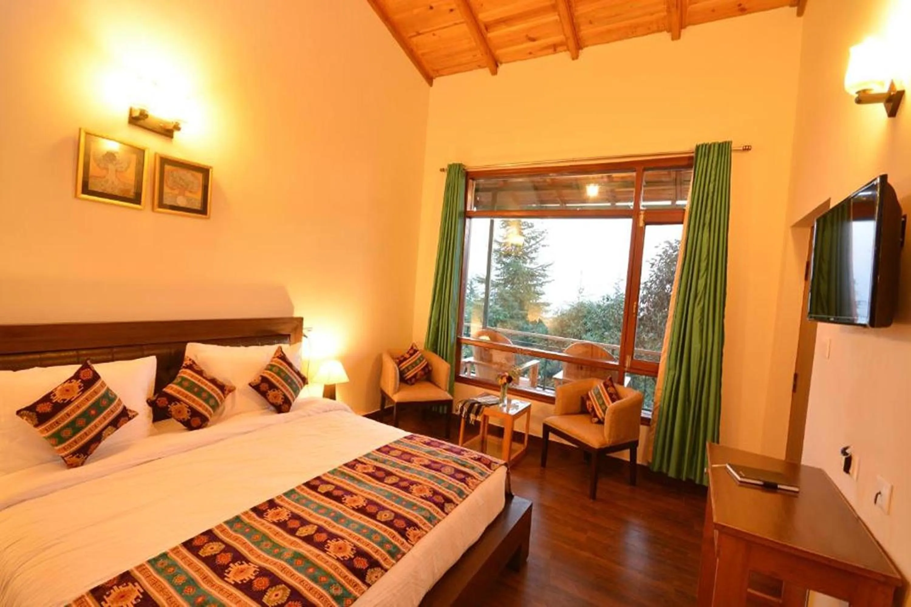 Bed in Anant Rasa Resort - Ranikhet
