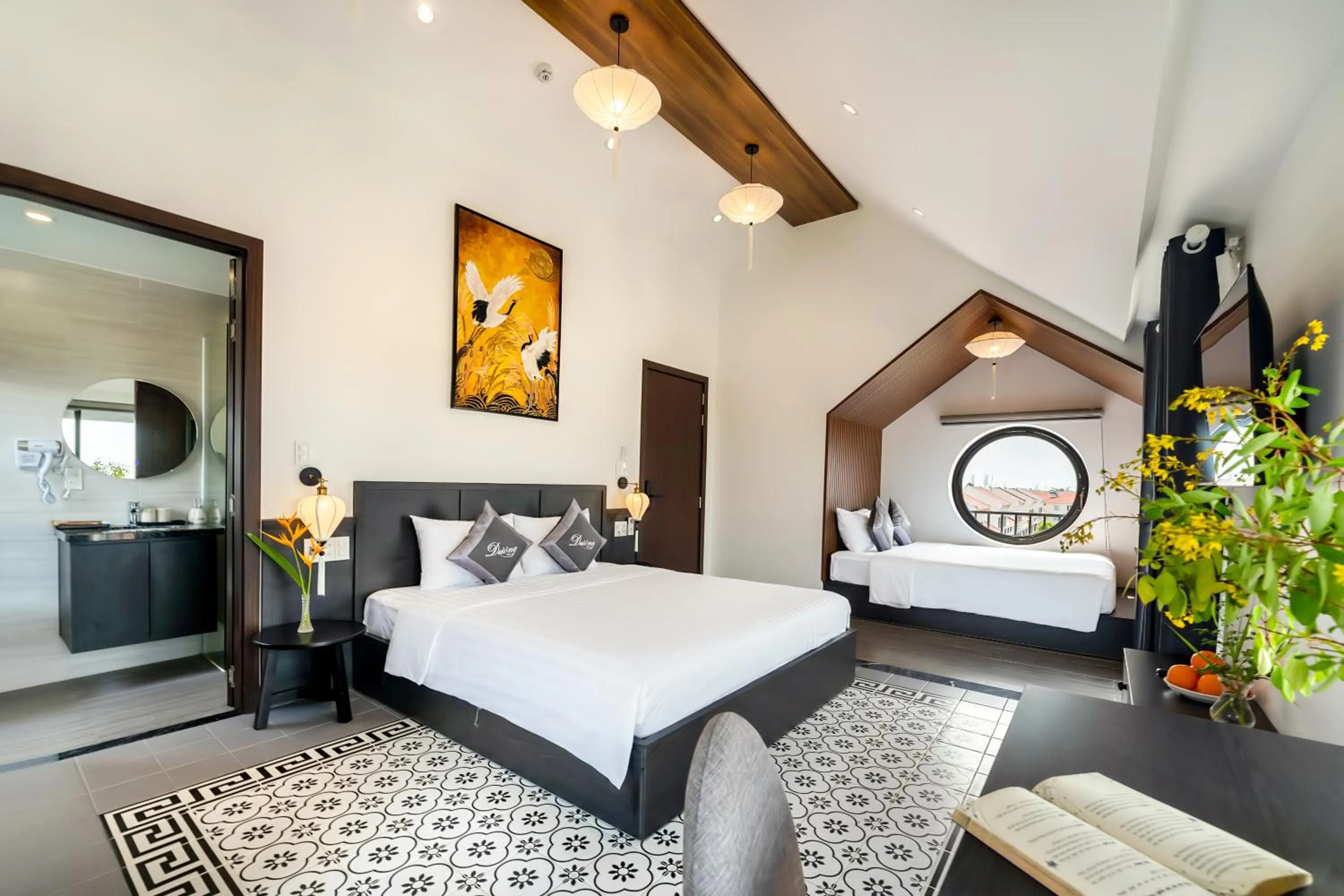 Bed in Dương Villa