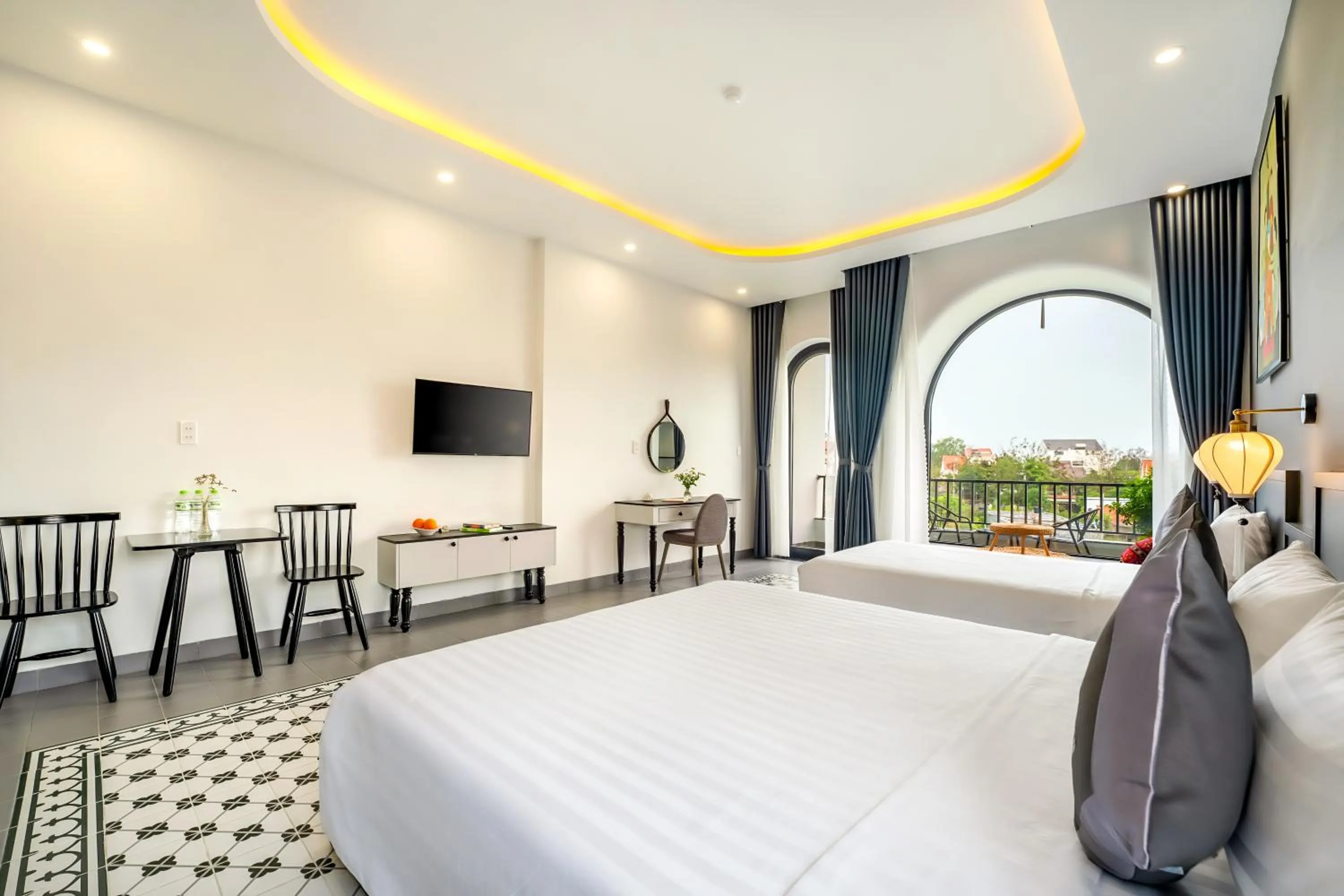 Bedroom, Bed in Dương Villa