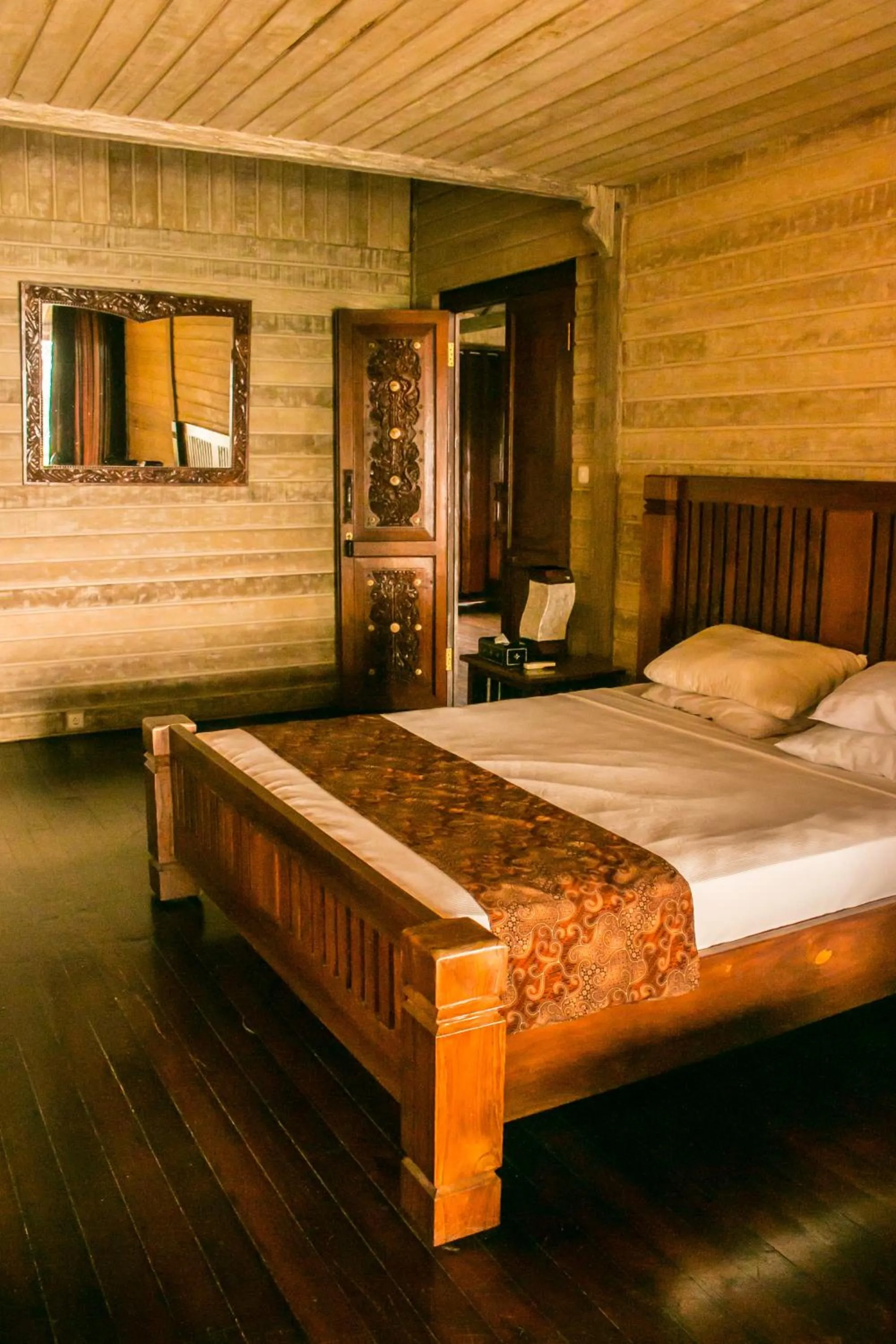 Bed in Imaj Private Villas