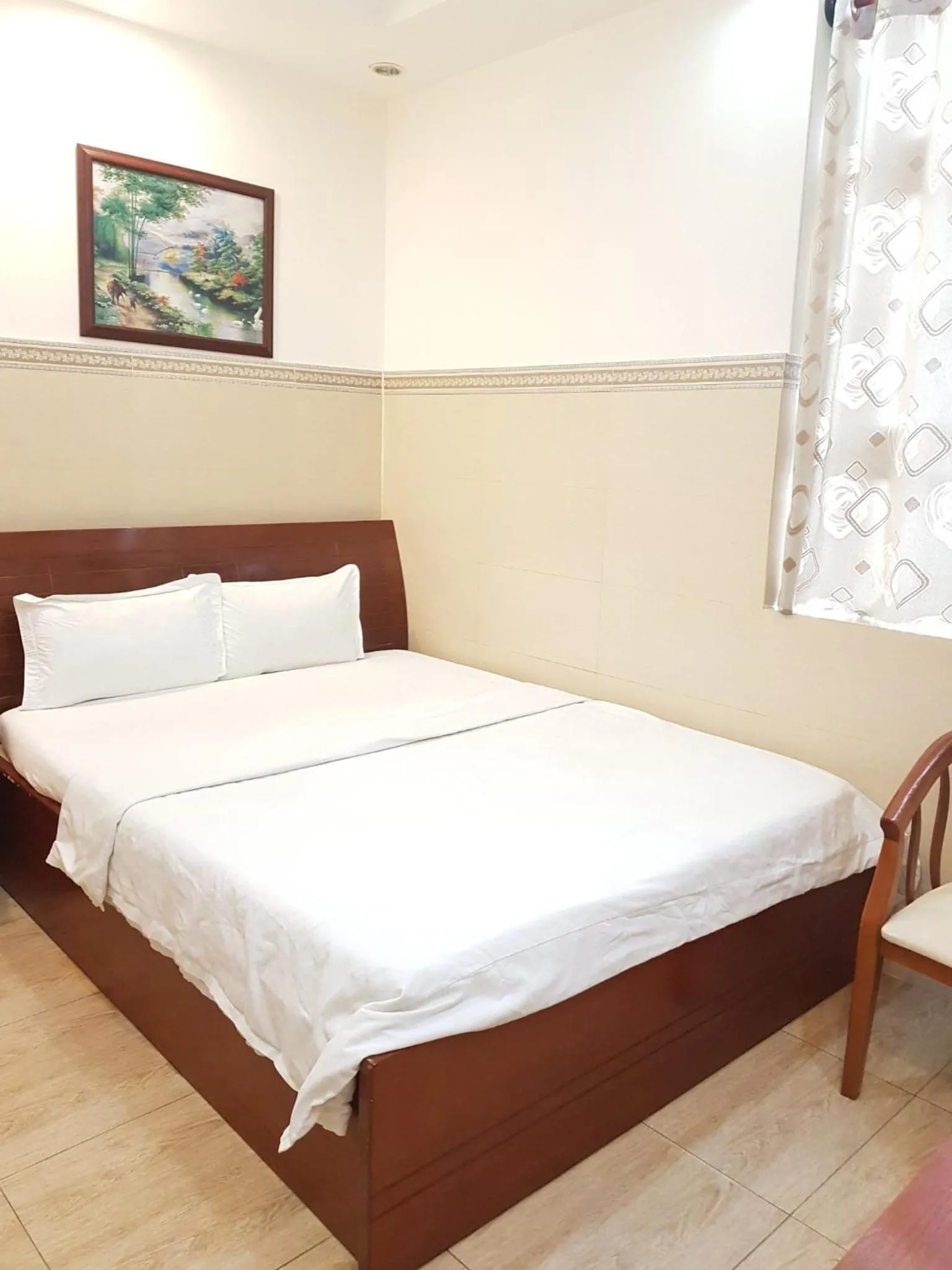 Bed in Thanh An Hotel