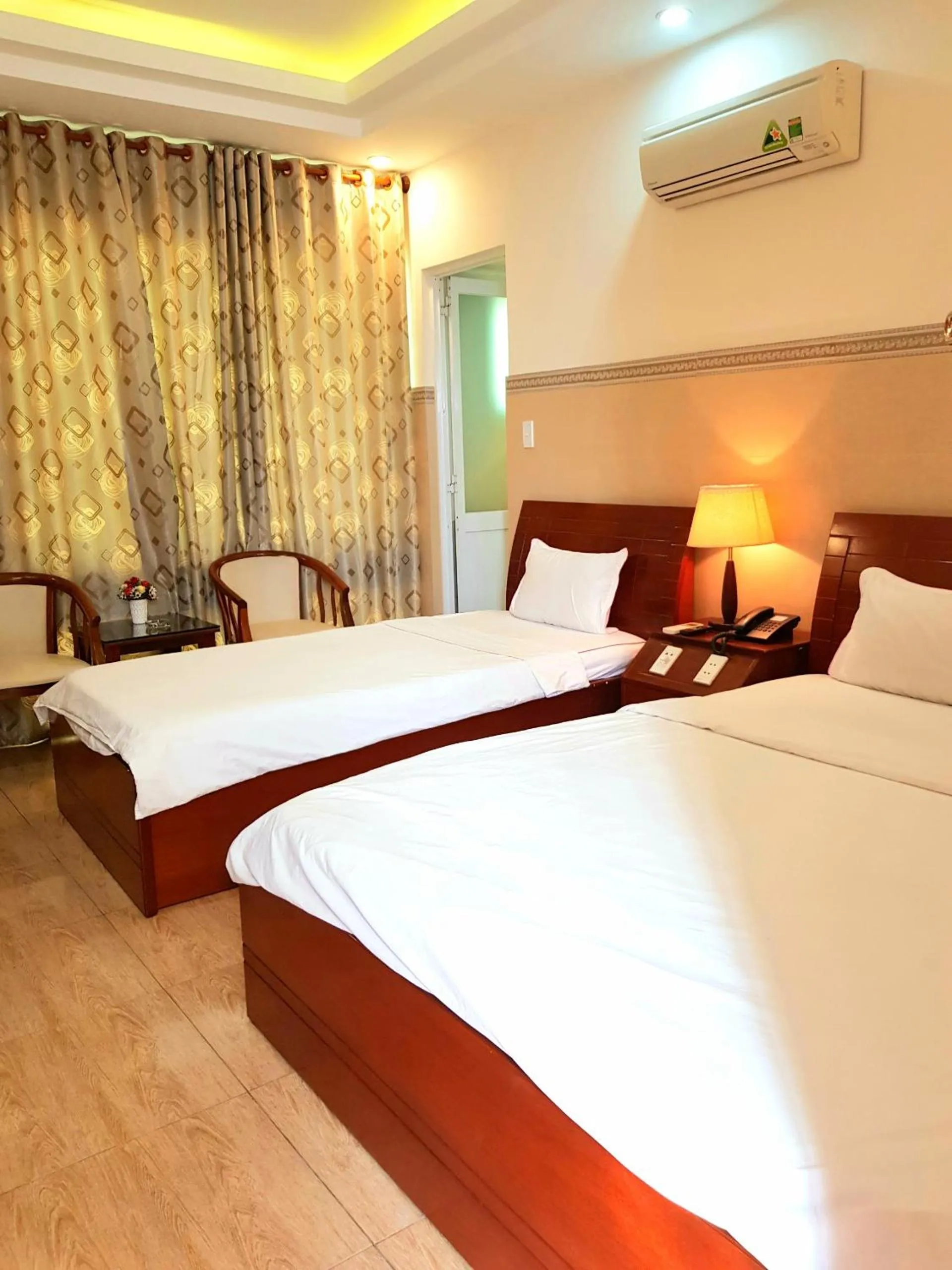 Bed in Thanh An Hotel