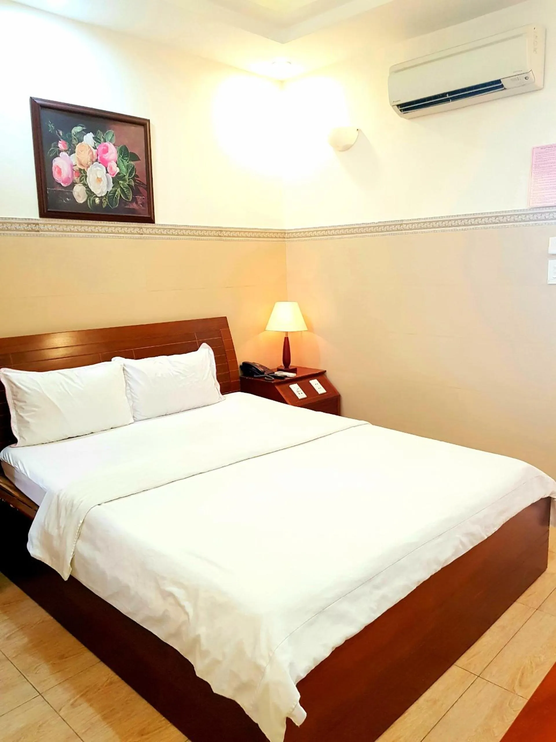 Bed in Thanh An Hotel