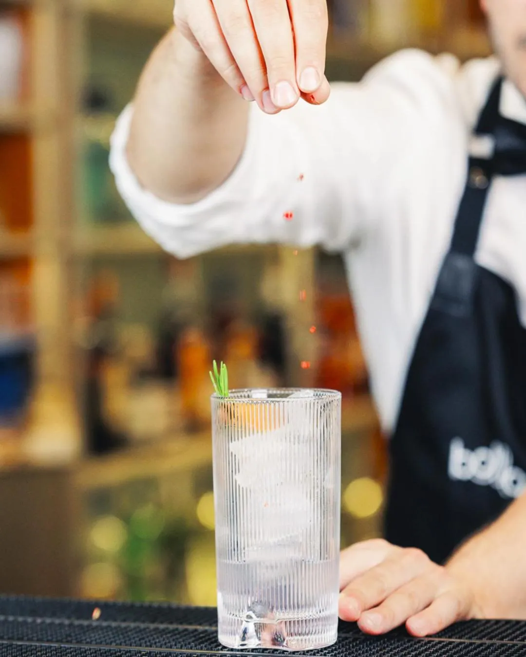 Alcoholic drinks in Hotel Aria