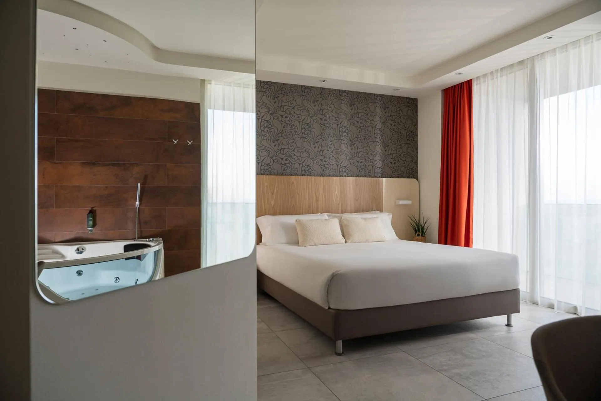 Bedroom, Bed in Hotel Aria