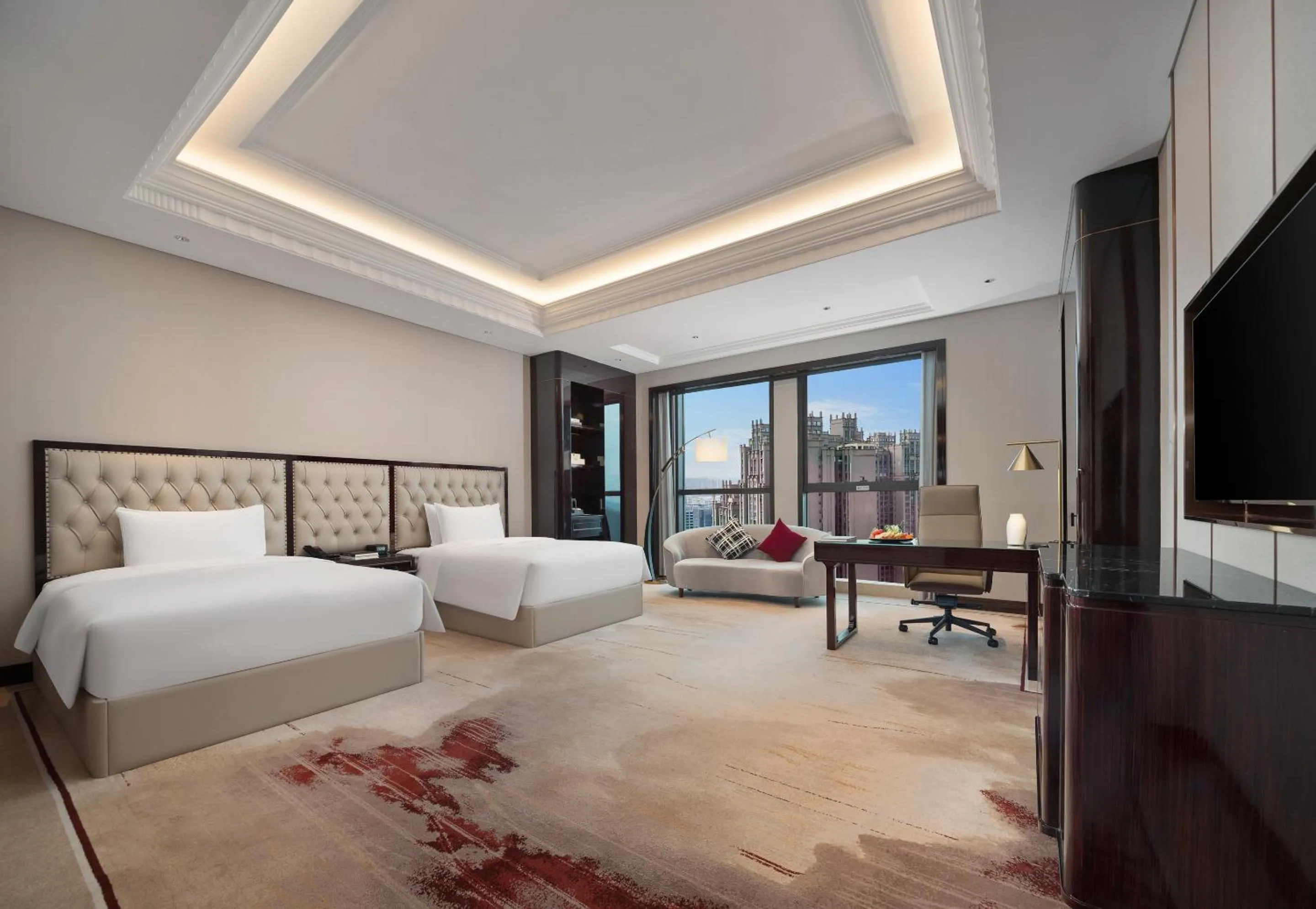 Bedroom, Bed in Crowne Plaza Chengdu Tianfu New Area by IHG