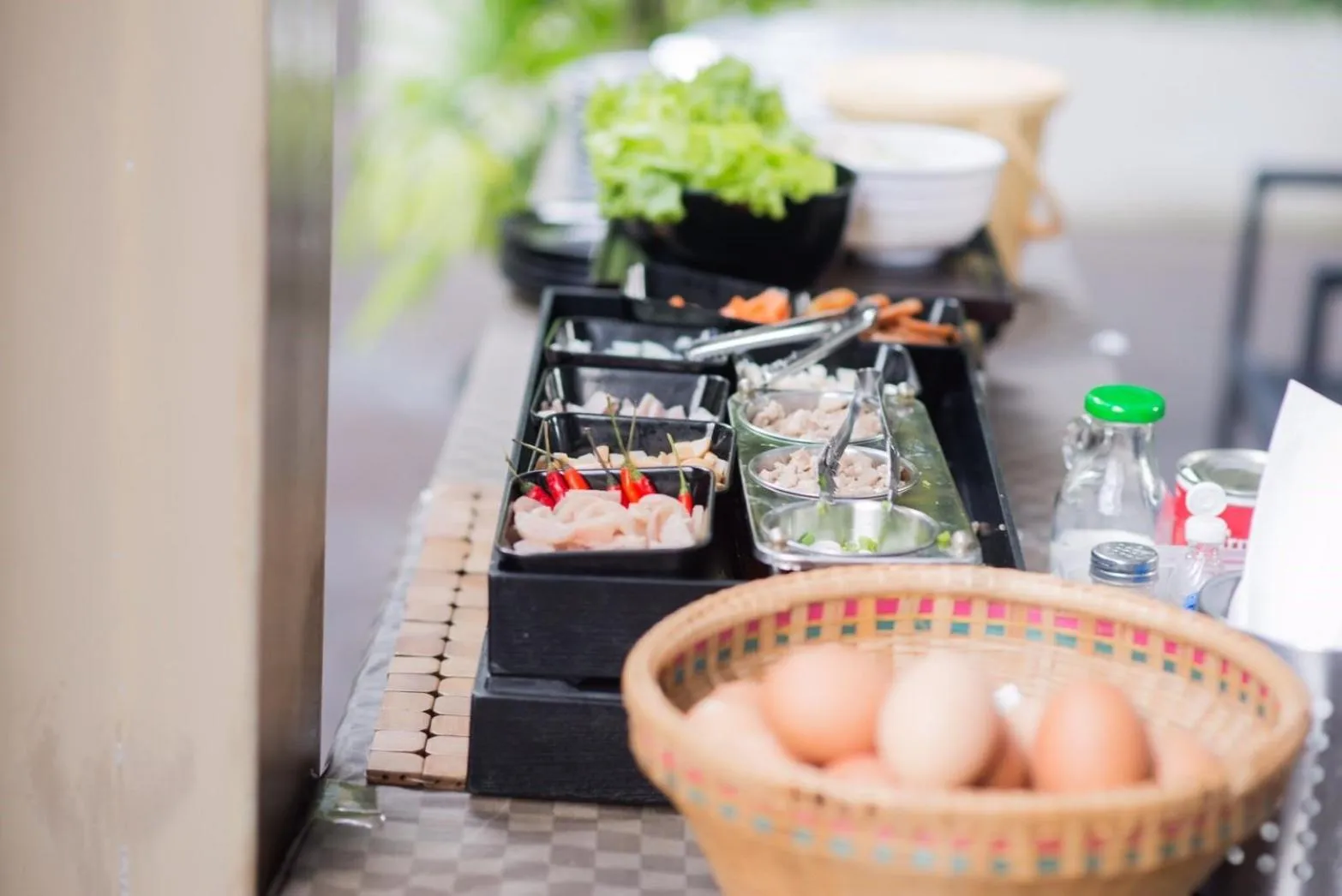 Buffet breakfast in Romyen Garden Place