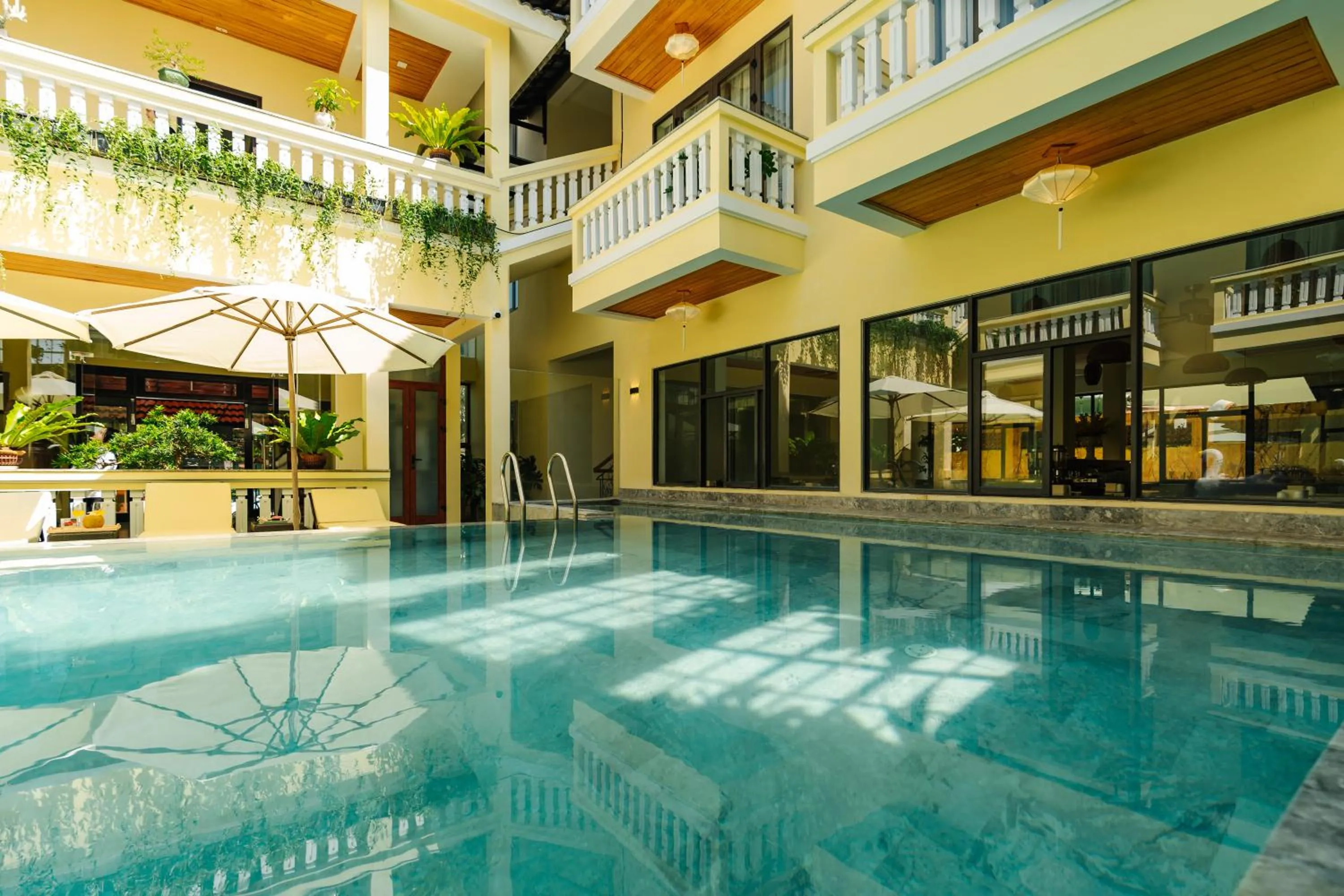 Pool view in Ancient Haven - Central Boutique Hotel