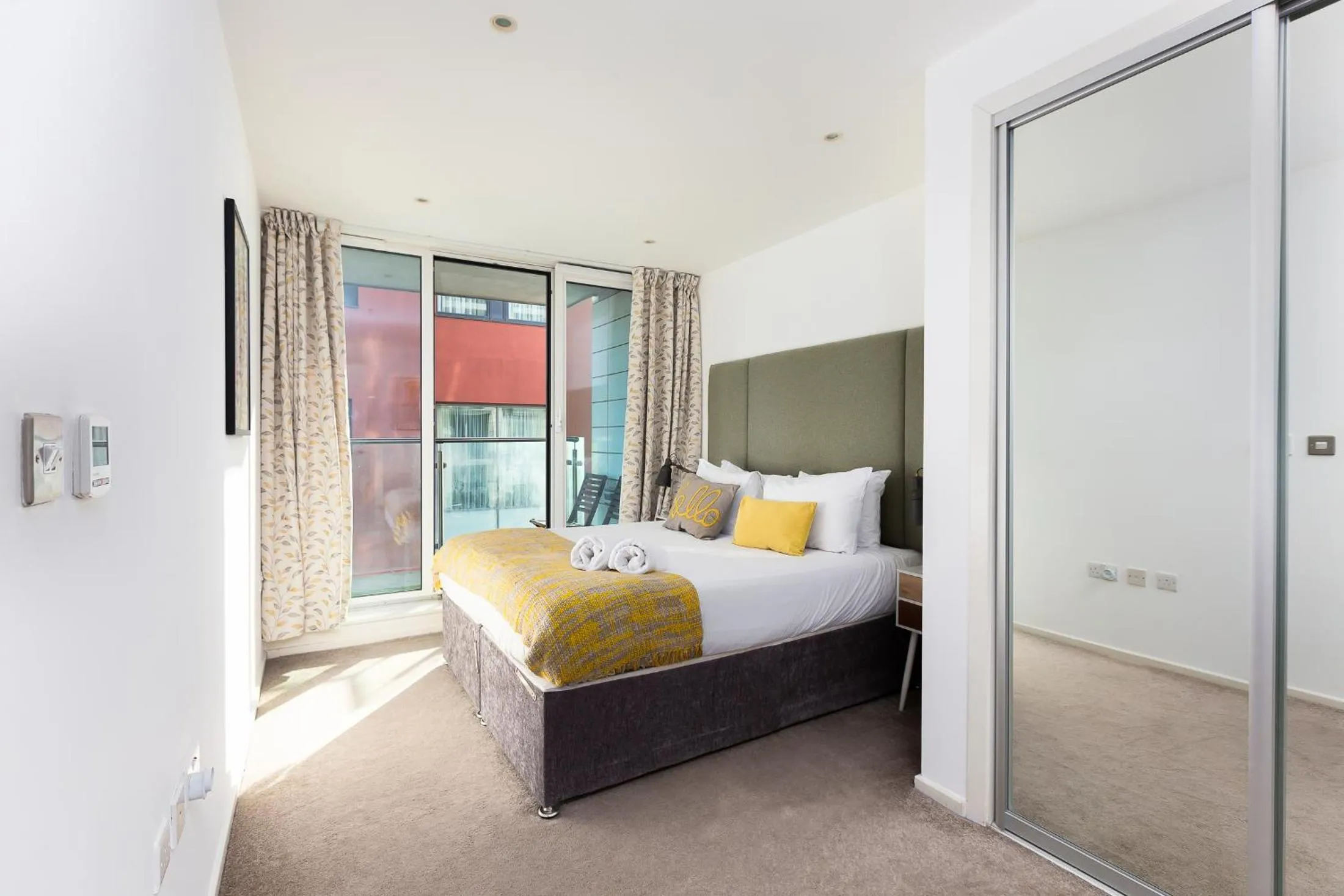 Bedroom, Bed in Austin David Apartments ExCeL