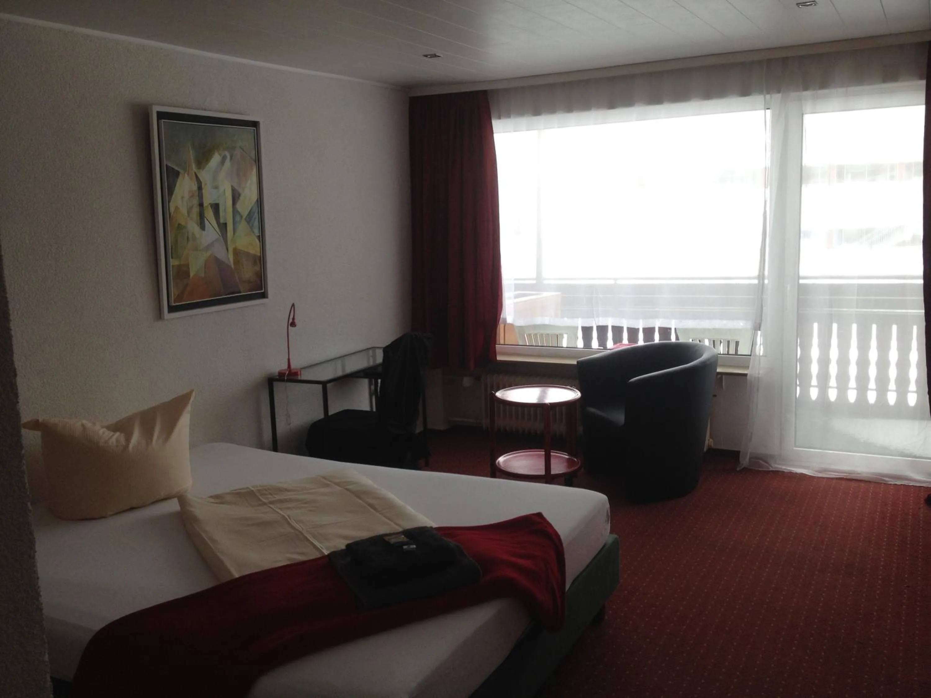 Photo of the whole room, Bed in Hotel Saarland Lebach