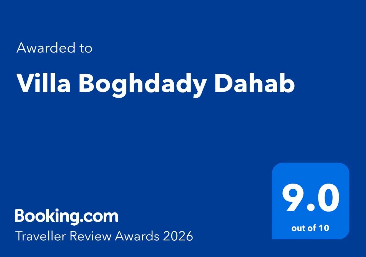 Certificate/Award in Villa Boghdady Dahab