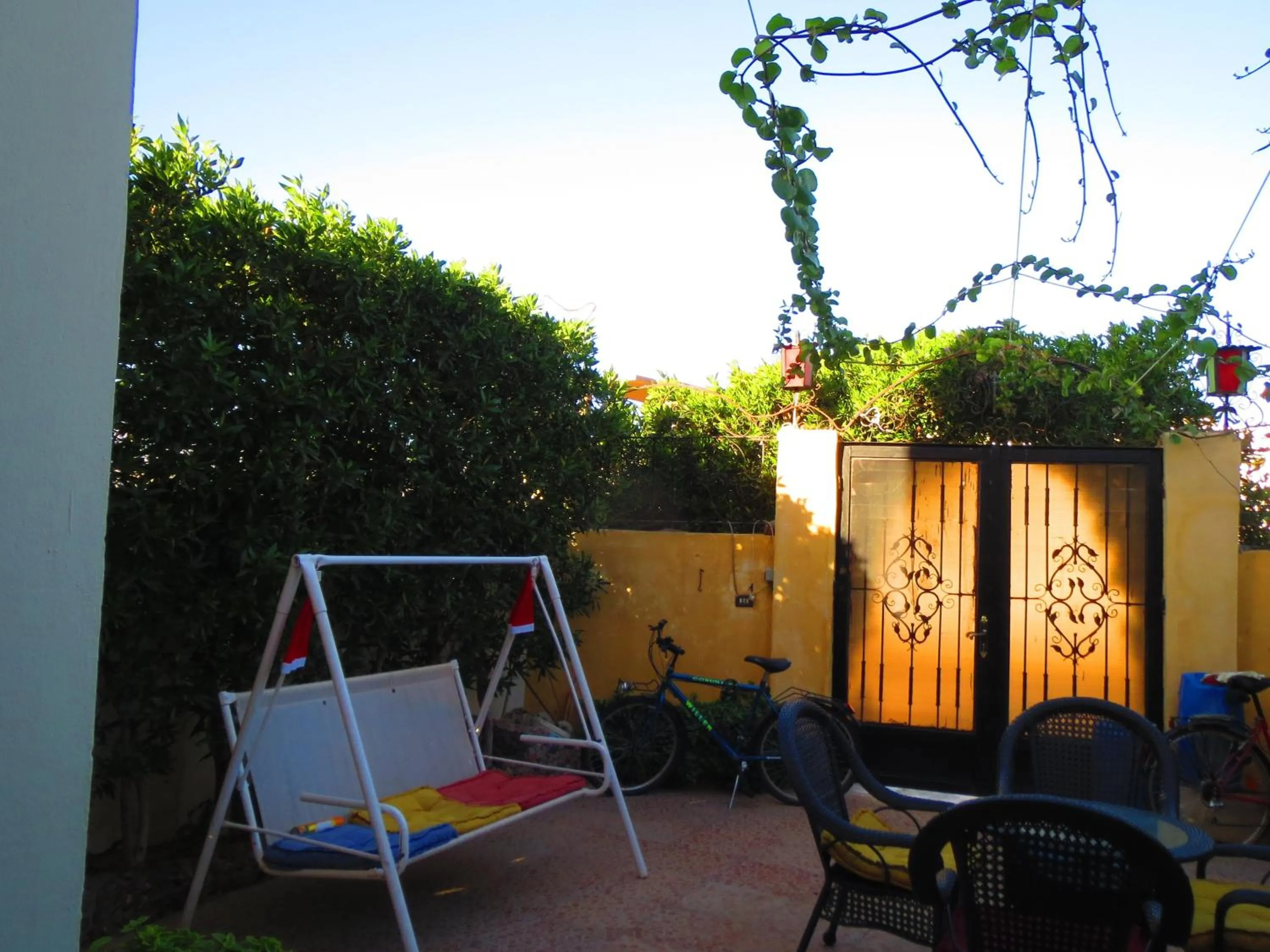 Garden view in Villa Boghdady Dahab