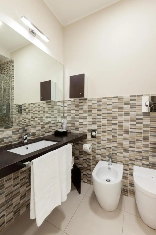 Bathroom in Hotel la Spiaggia