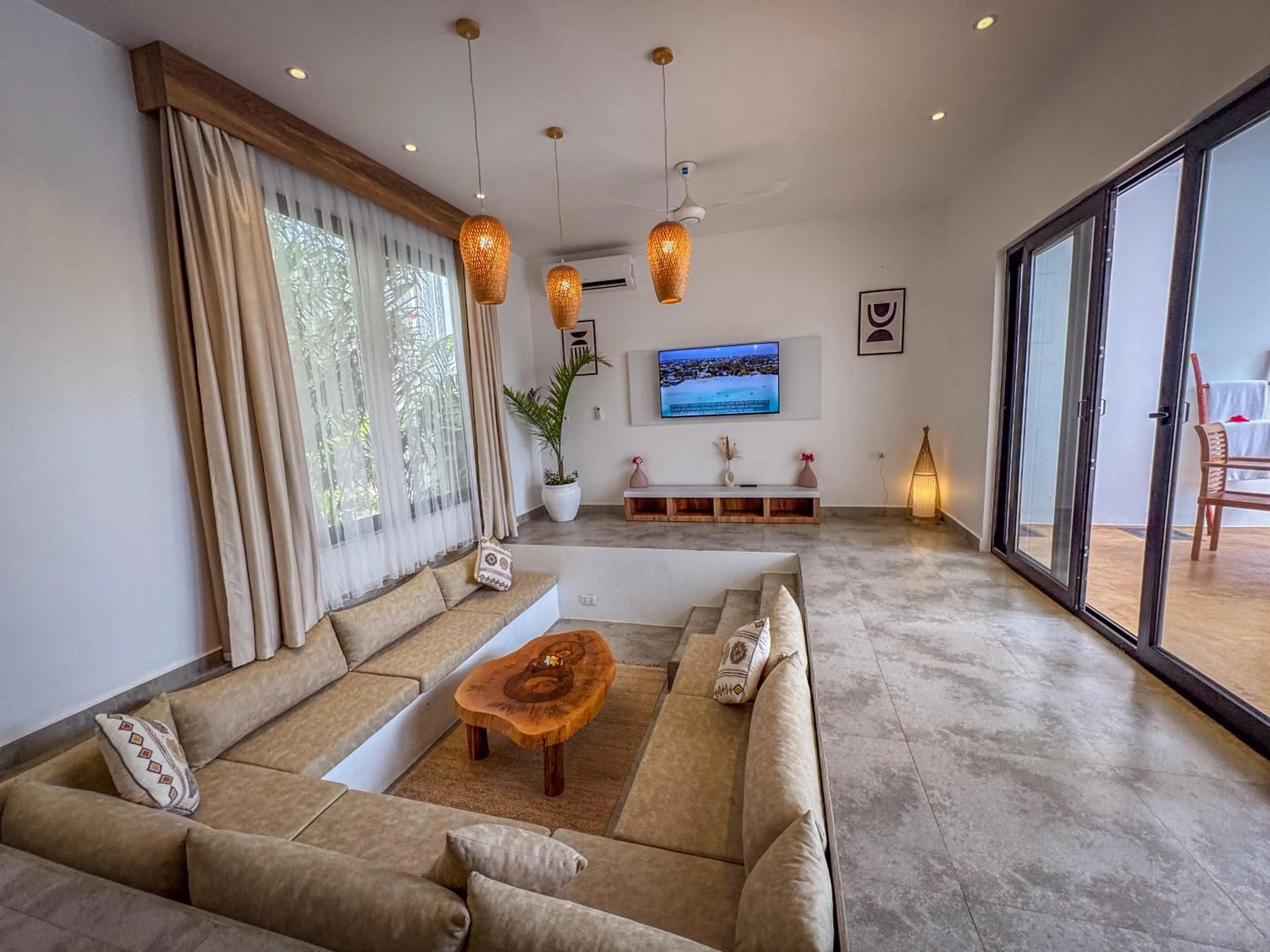 Living room in The Bali Resort Zanzibar